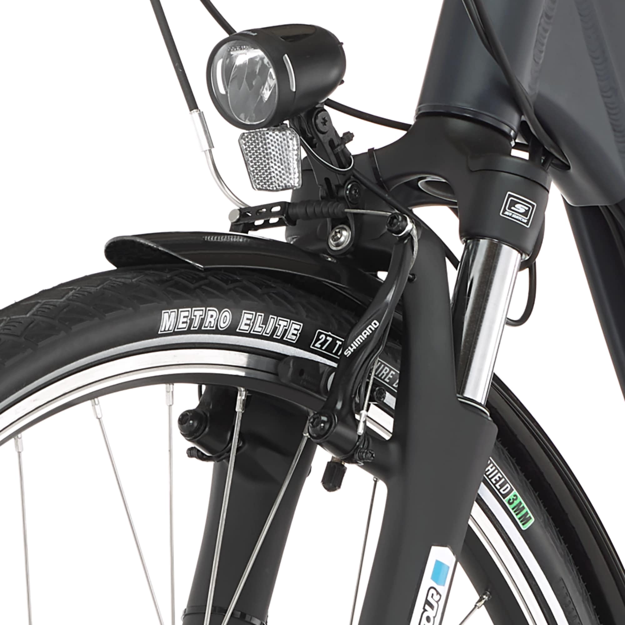 FISCHER Fahrrad »CITA ECU 1401 44« 7 Gang Shimano Nexus Schaltwerk Nabenschaltung Frontmotor 250 W mit Rahmenschloss,  Pedelec, Elektrofahrrad für Damen u. Herren