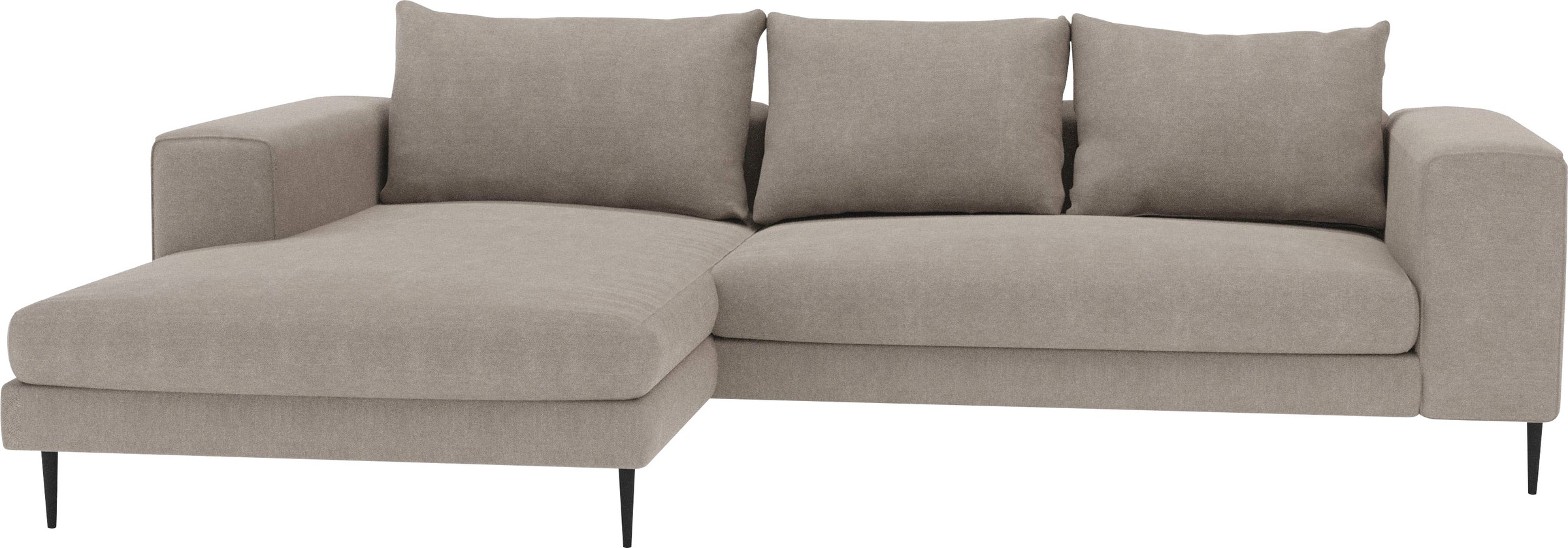 Home affaire Ecksofa »Aurora, L-Form, mit extra breiter Recamiere, 324 x 17 günstig online kaufen