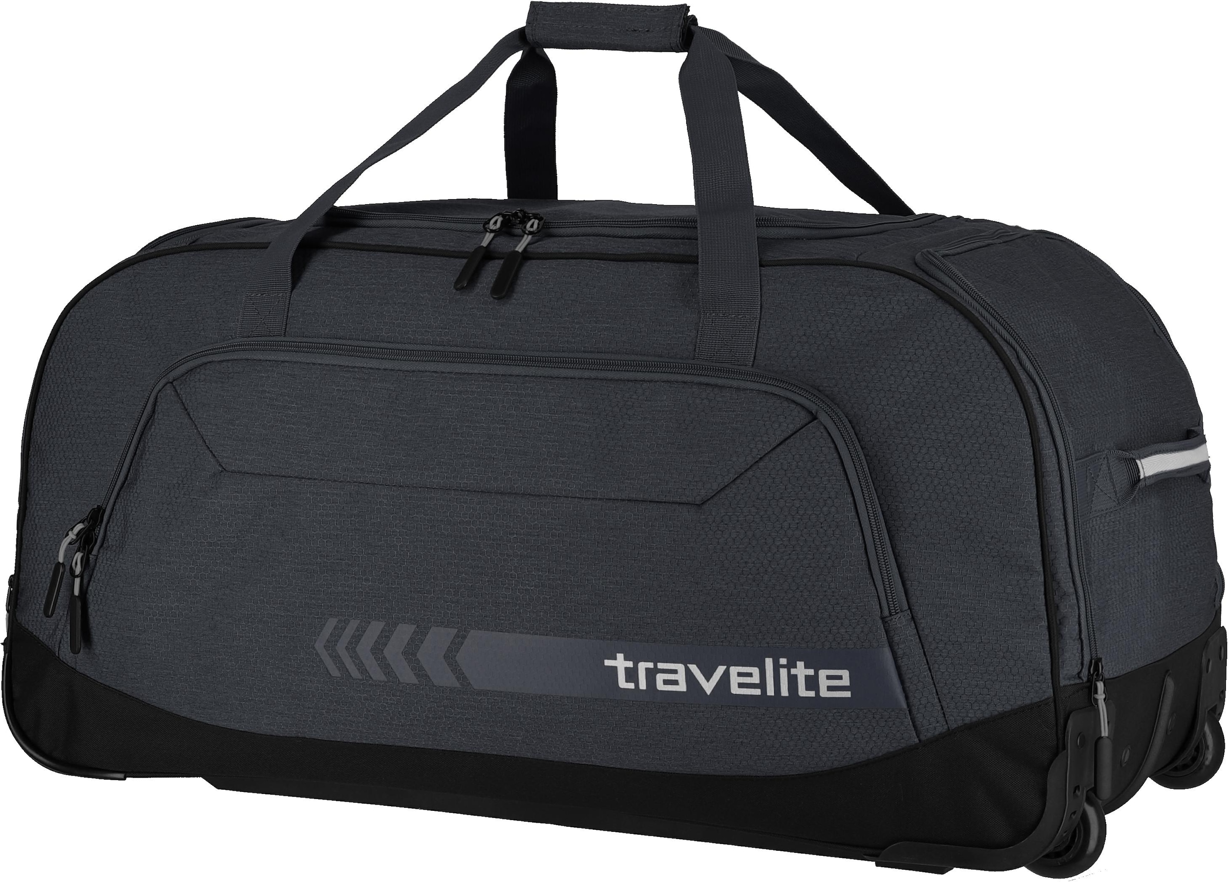 travelite Reisetasche »Kick Off XL, 77 cm«, Duffle Bag Reisegepäck Sporttasche Reisebag mit Trolleyfunktion