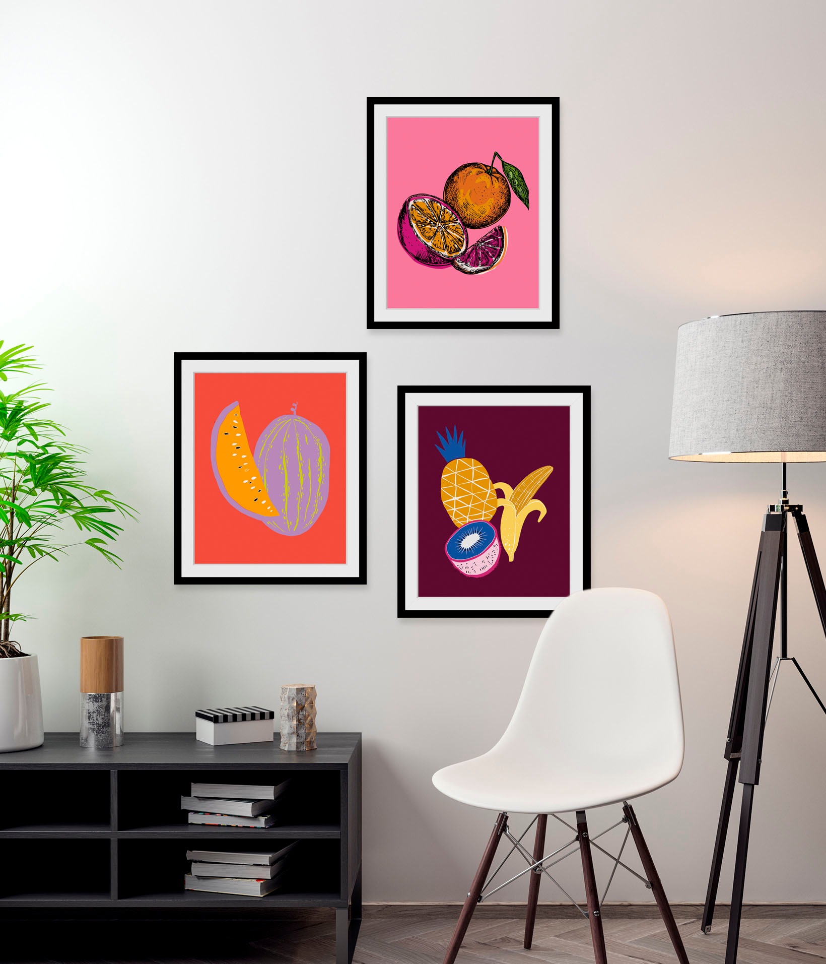 queence Bild »Maya«, Obst-Obst Bilder-Lebensmittel-Essen-Kunst-Figuren, (1 günstig online kaufen