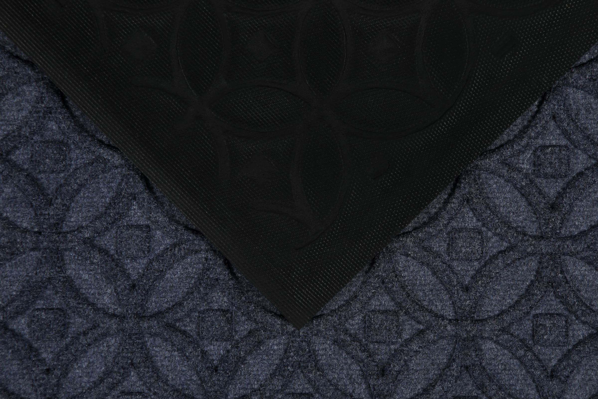 Wecon home Fußmatte »Midnight Mosaic«, rechteckig, 4 mm Höhe, pflegeleicht, rutschfest, Ornamente, Innen & Außen, Schmutzfangmatte