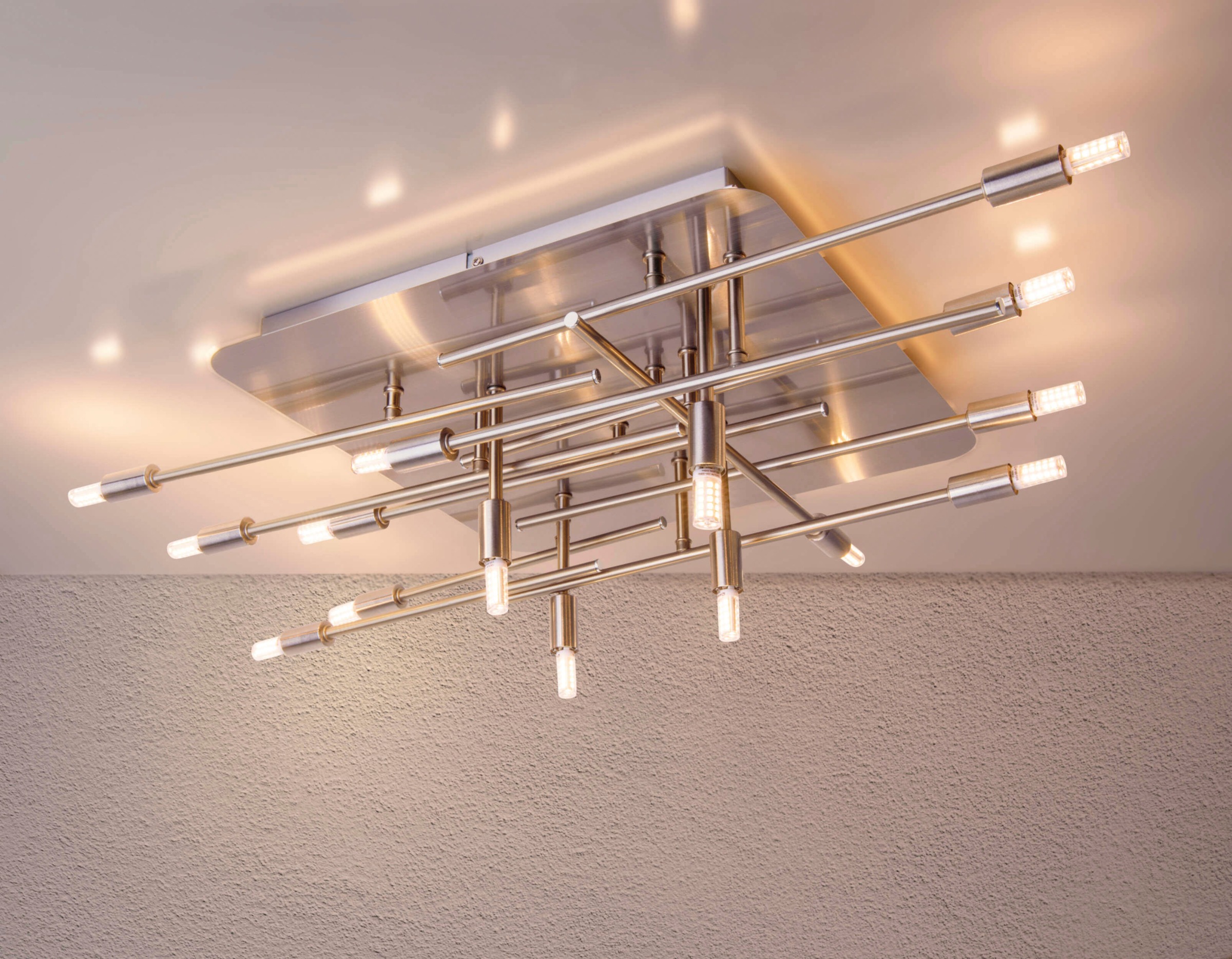 näve LED Deckenleuchte »Ancona«, 14 flammig, Leuchtmittel G9   LED fest int günstig online kaufen