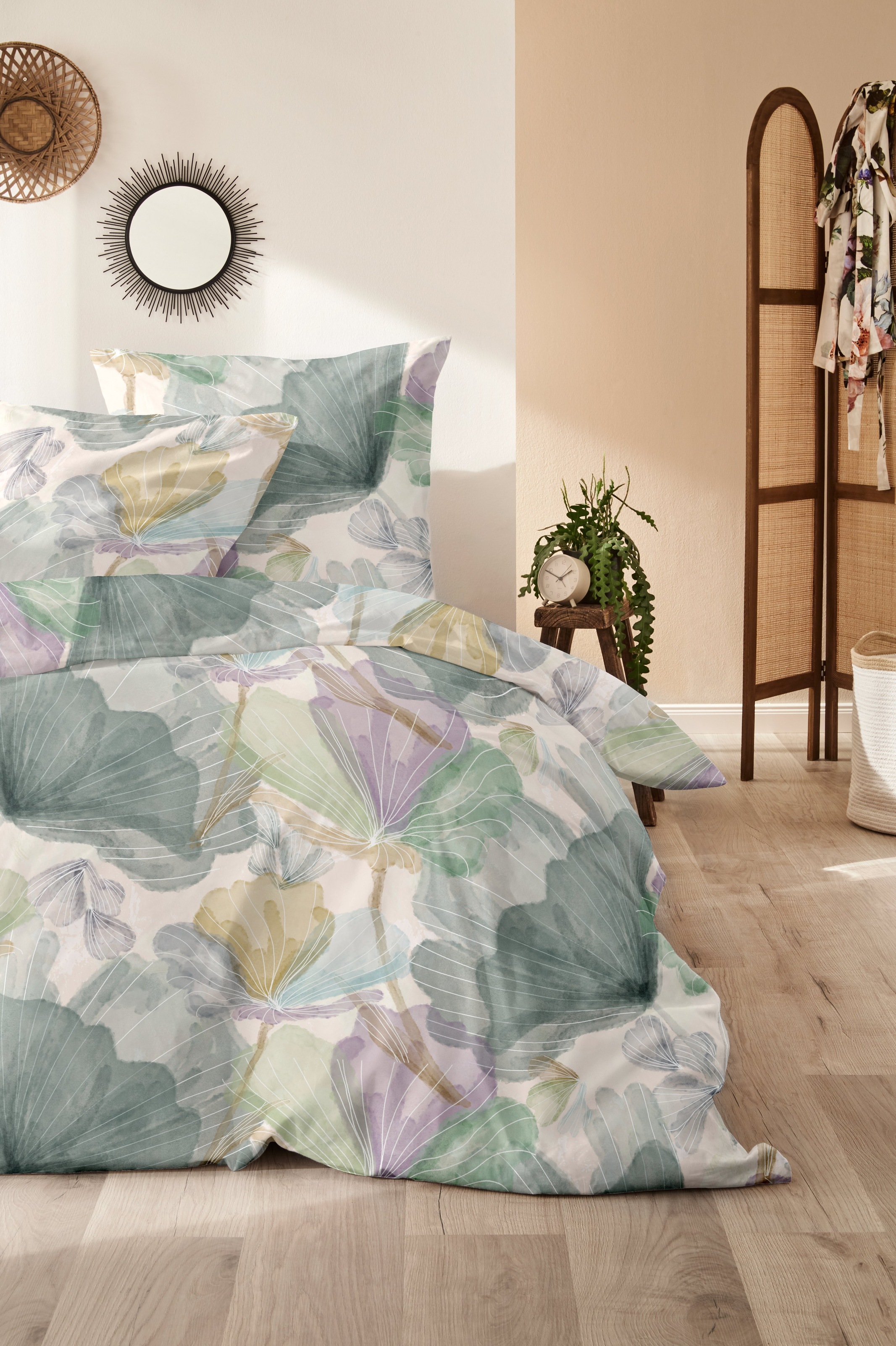 Primera Bettwäsche »Mako-Satin -Bettwäsche Lucida« 2 Stk. tlg. mit frischem günstig online kaufen