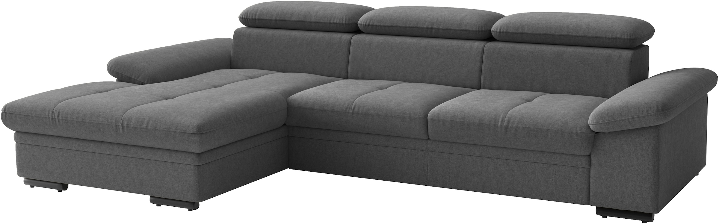 sit&more Ecksofa »Viola, L-Form, B: 260 cm« optional Bettfunktion,inkl Armteil- & Kopfteilverstellung
