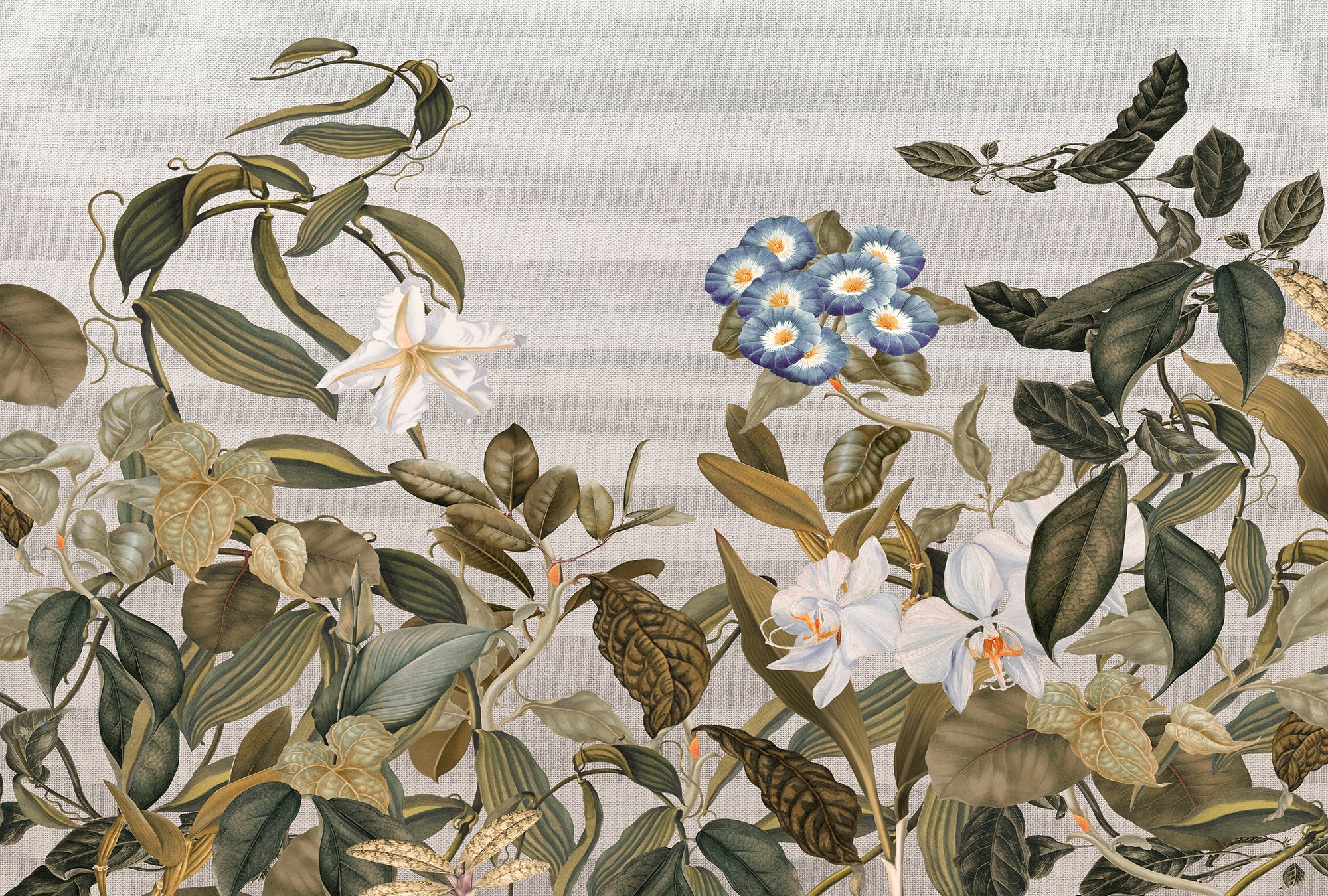 Architects Paper Fototapete »Atelier 47 Botanic Sketch 1« floral glatt Vlie günstig online kaufen