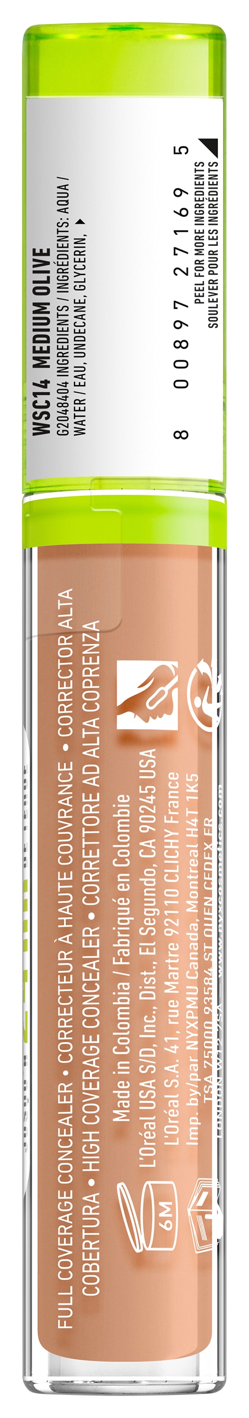 NYX Concealer »NYX Professional Makeup Wonder Snatch Concealer« kaschiert Augenringe und Unreinheiten, deckt bis zu 24 Stunden