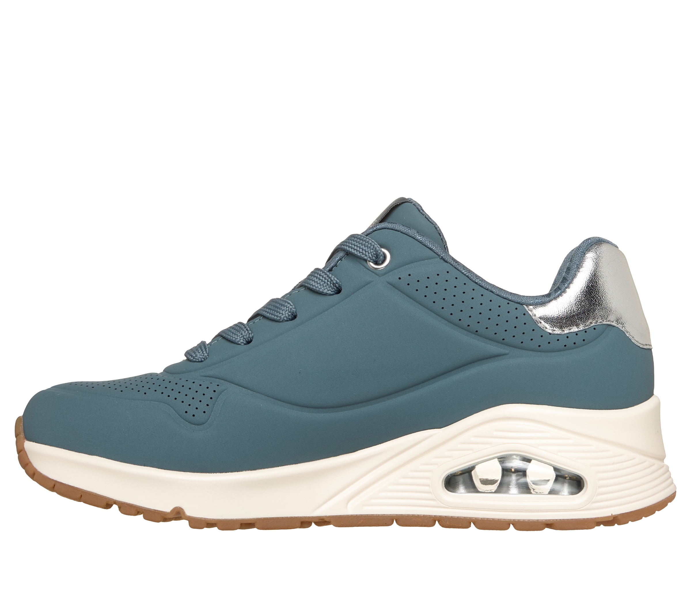 Skechers Sneaker »UNO GOLDEN AIR«  Freizeitschuh, Halbschuh, Schnürschuh mit Metallic-Einsatz