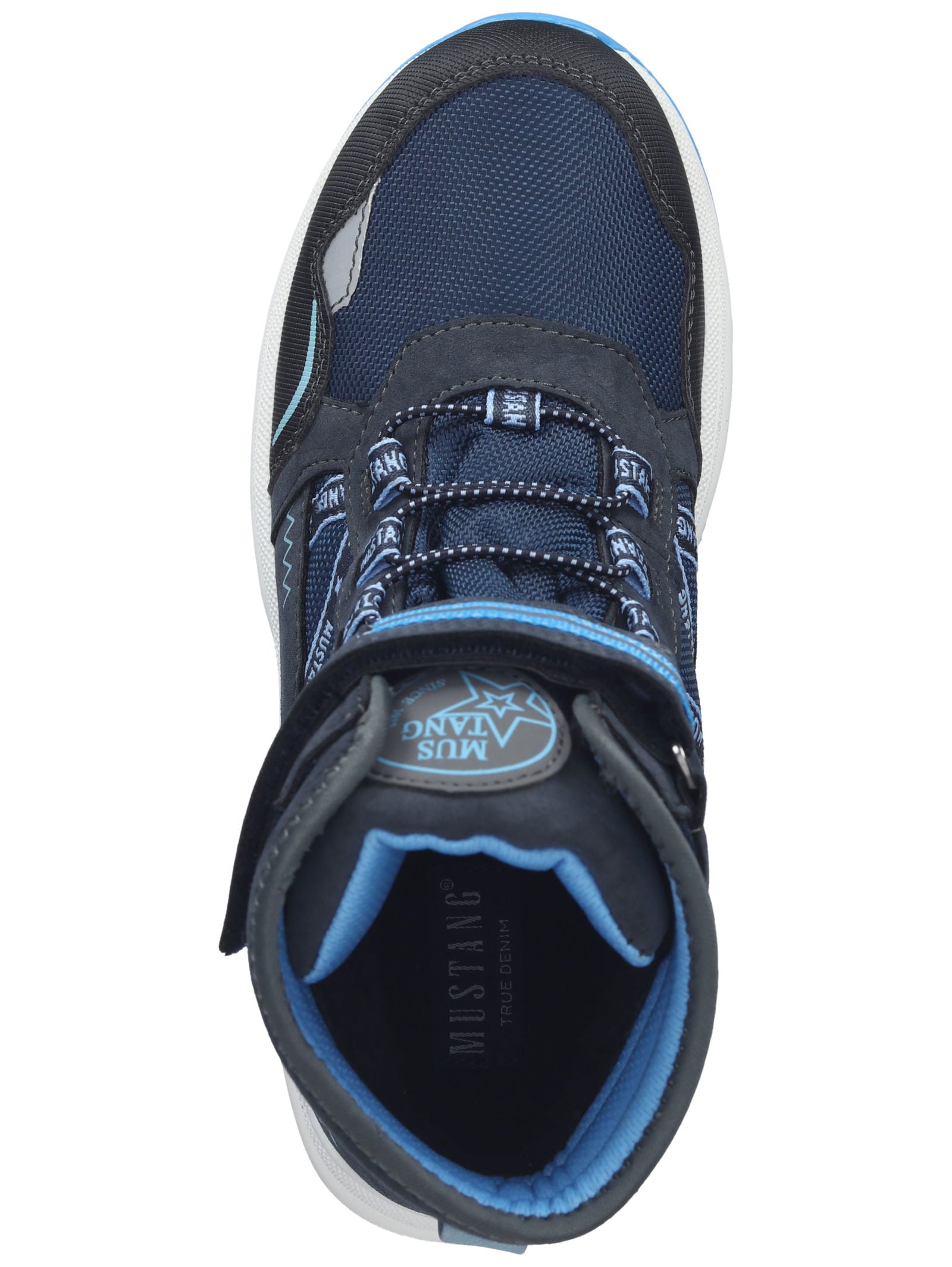 Mustang Shoes Schnürstiefelette »Mustang Shoes Stiefelette Lederimitat/Textil«