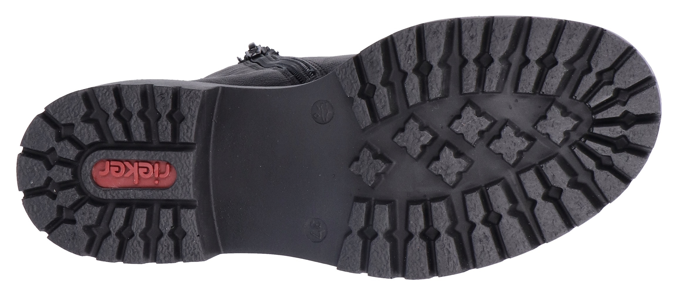 Rieker Schnürboots, Winterstiefel, Boots mit kontrastfarbener Rahmennaht