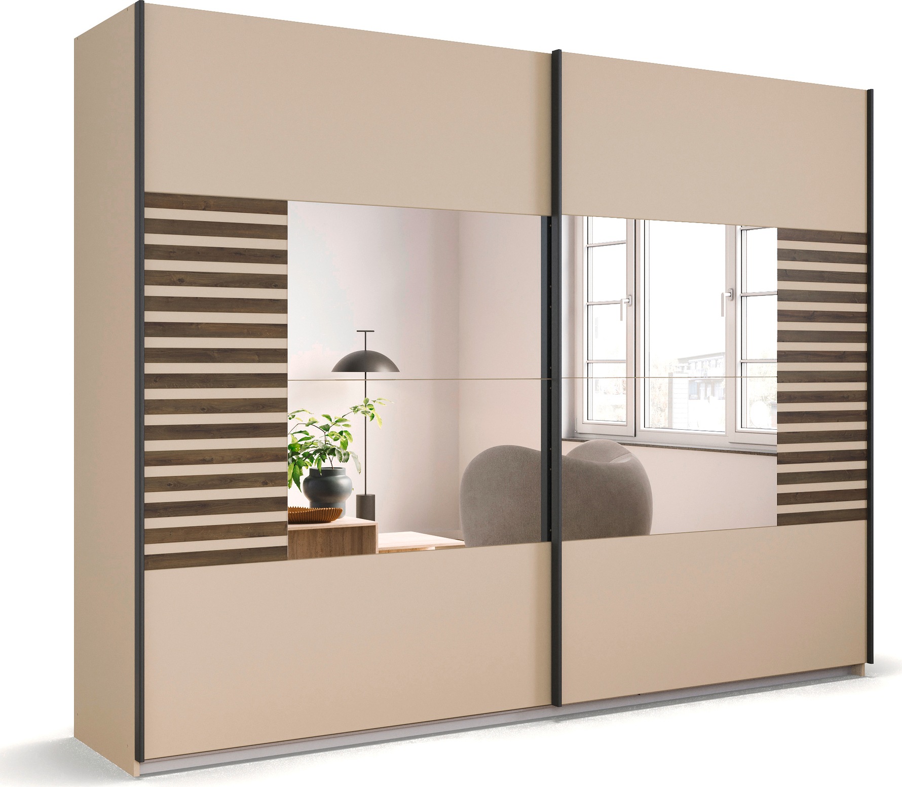 rauch Schwebetürenschrank »Kleiderschrank Schrank Garderobe Schlafzimmersch günstig online kaufen