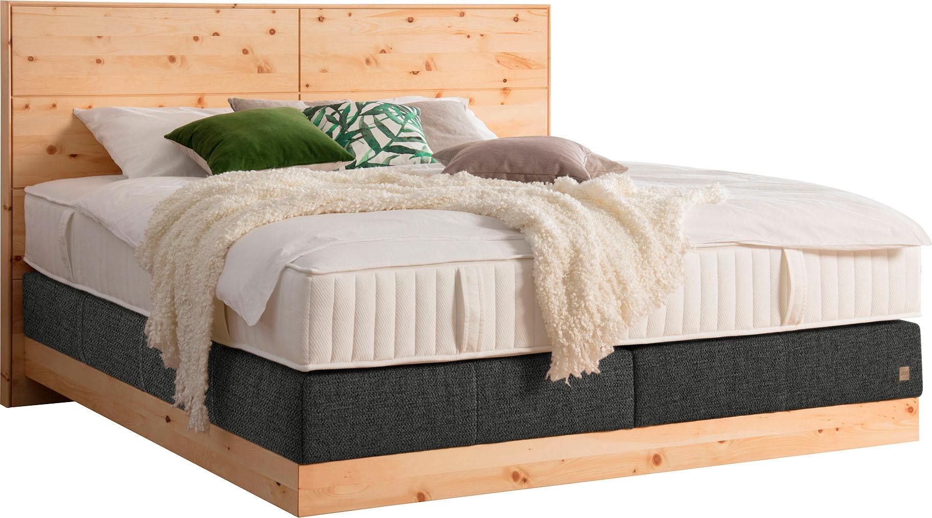 alina Boxspringbett »Chalet«, Grand Comfort TF 1000 PM, Zirbenholz natur geölt