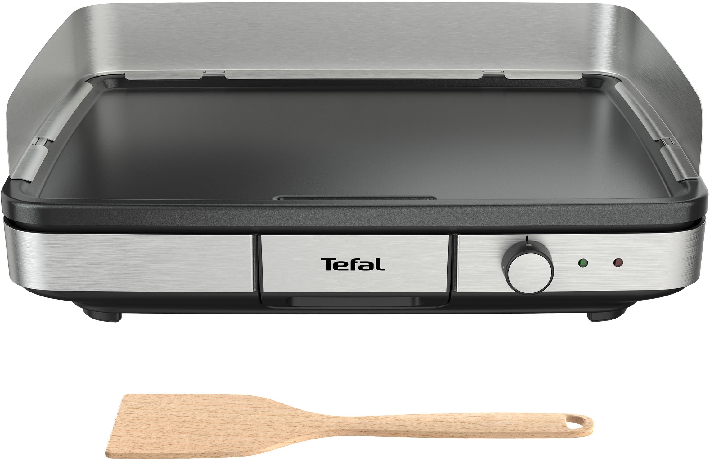 4. Bild von Tefal Tischgrill »CB690D Maxi Plancha XXL«, 2300 W, antihaftbeschichtet, inkl. abnehmbarem Windschutz + Holzspatel