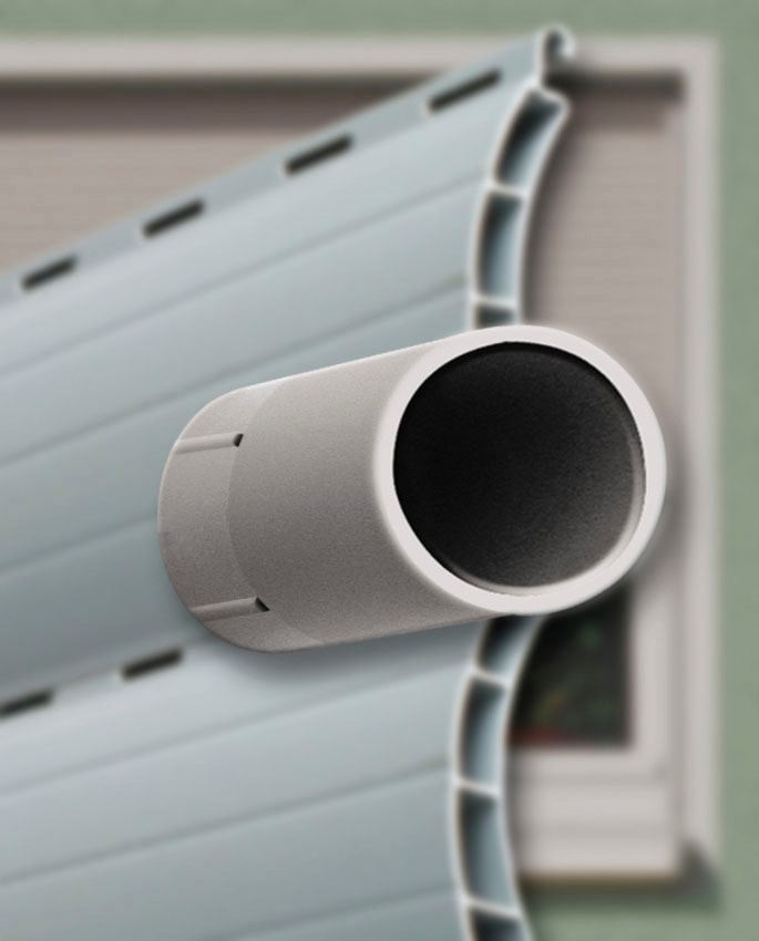 SCHELLENBERG Rollladen-Anschlagstopper »für Rollläden« Set, 2 Stk. tlg. Zubehör für Außenrollläden, 20 x 40 mm, grau