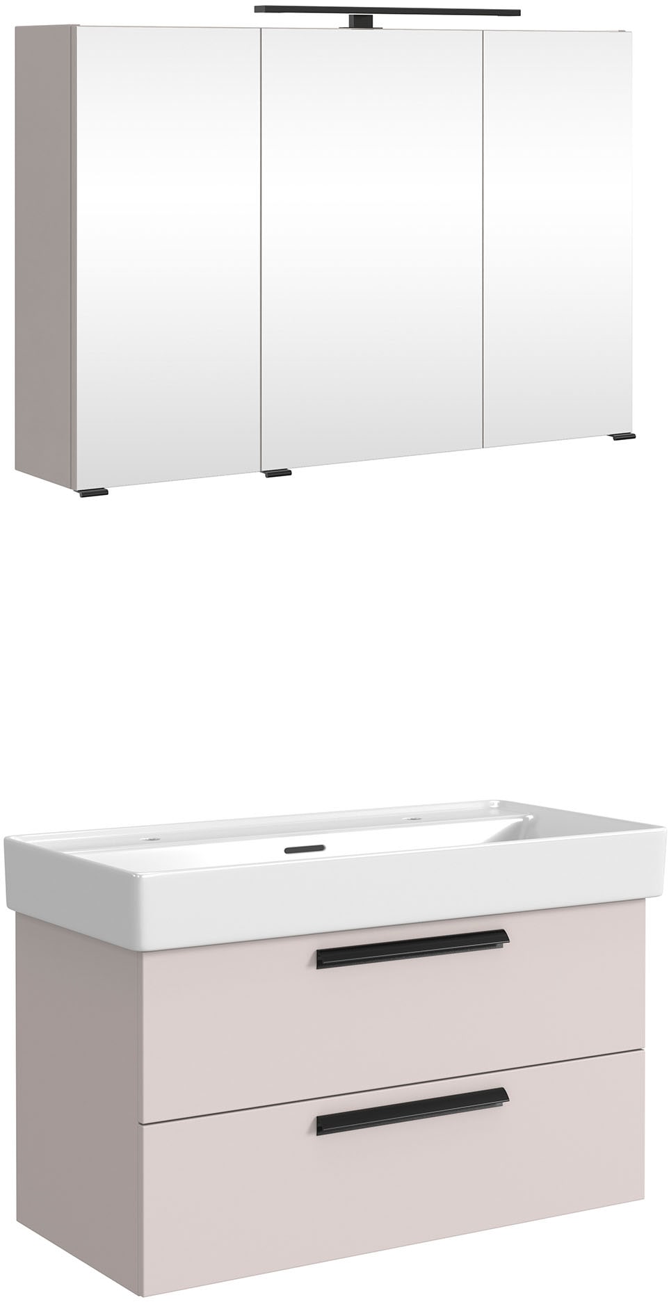 welltime Badmöbel-Set »SALVADA, 2tlg-Set, gedämpfte Scharniere, Softclose, günstig online kaufen