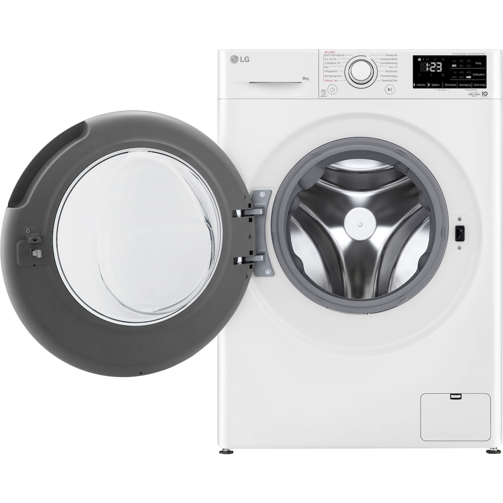 LG Waschmaschine »F4WV3183«, 3, F4WV3183, 8 kg, 1400 U/min