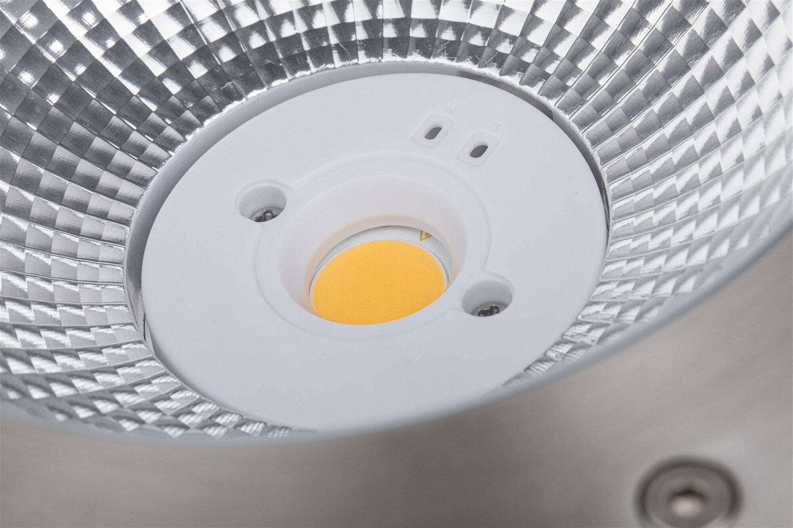 Paulmann LED Einbauleuchte »DureaIP67 rund 273mm 3000K 15W 1040lm 230V Edelstahl Metall«, 1 flammig, Bodeneinbauleuchte