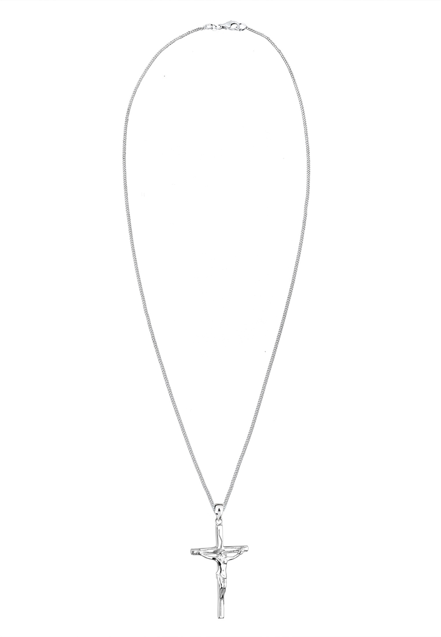 Elli Kette mit Anhänger »mit Anhänger Kreuz Jesus Kruzifix 925 Silber«