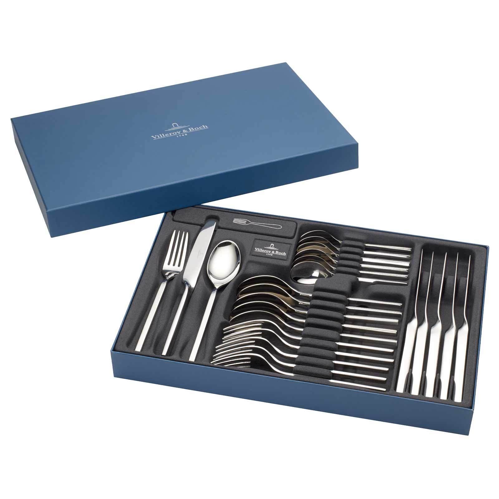 Villeroy & Boch Besteck-Set »Tafelbesteck NewWave 30er Set silber« günstig online kaufen