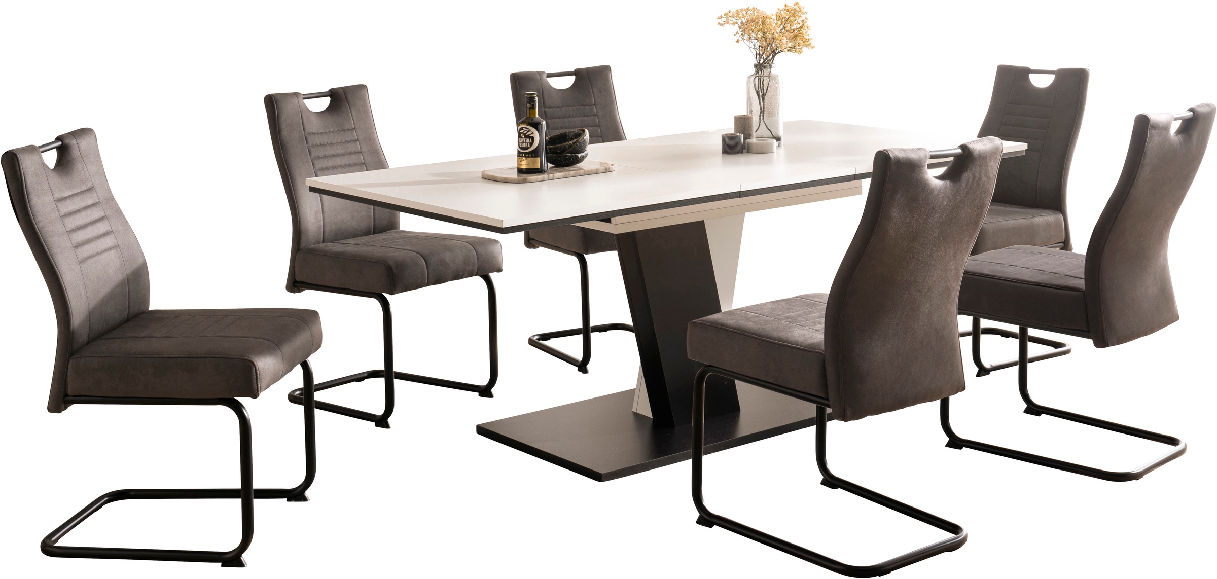 OTTO home Essgruppe »"Altona", Esstisch ausziehbar plus 6 Stühle, TOPSELLER günstig online kaufen