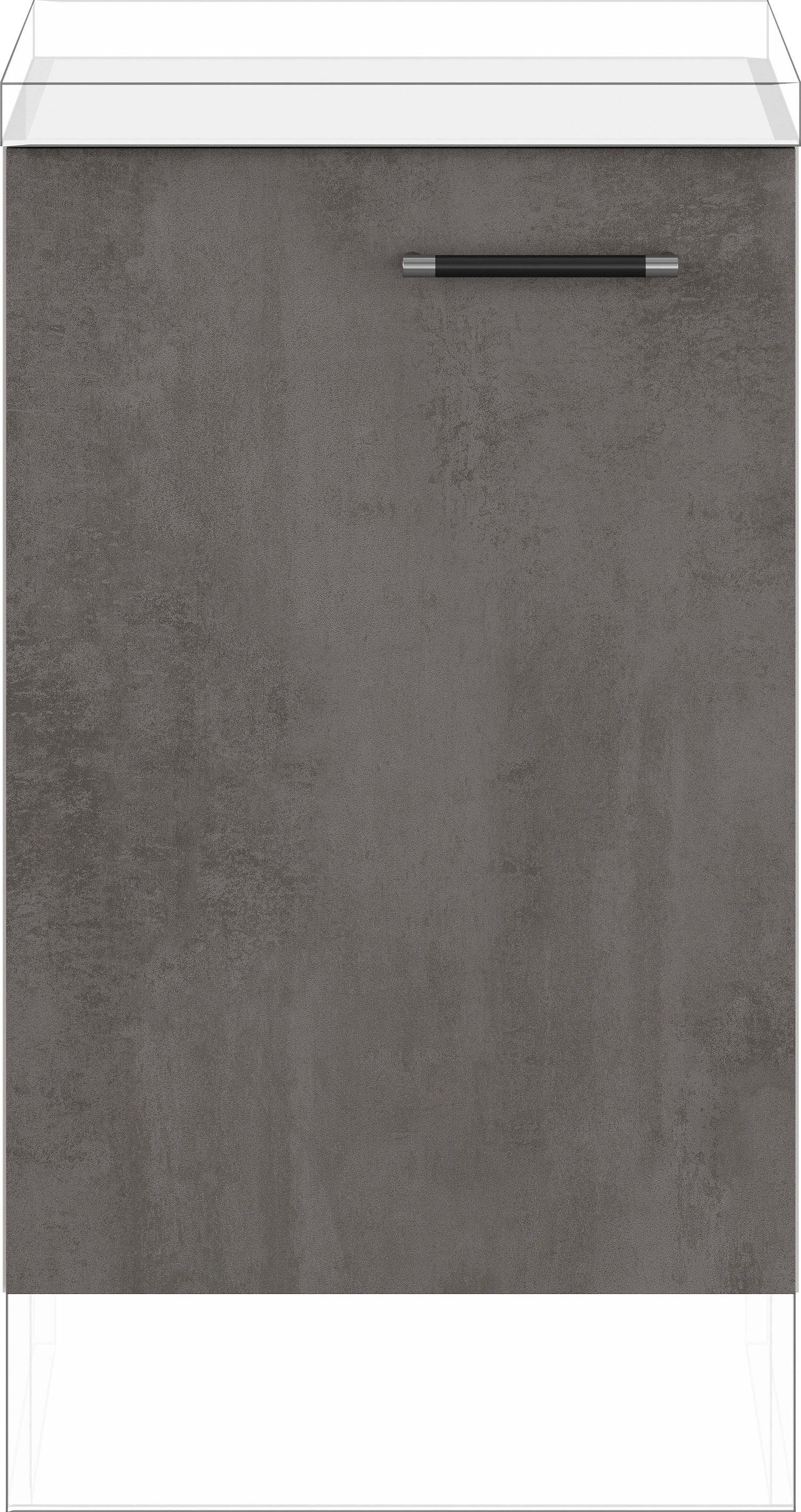 IMPULS KÜCHEN Spülenunterschrank »"Prag und Valencia", Breite/Höhe: 50/72,3 cm« vormontiert, mit Soft-Close,