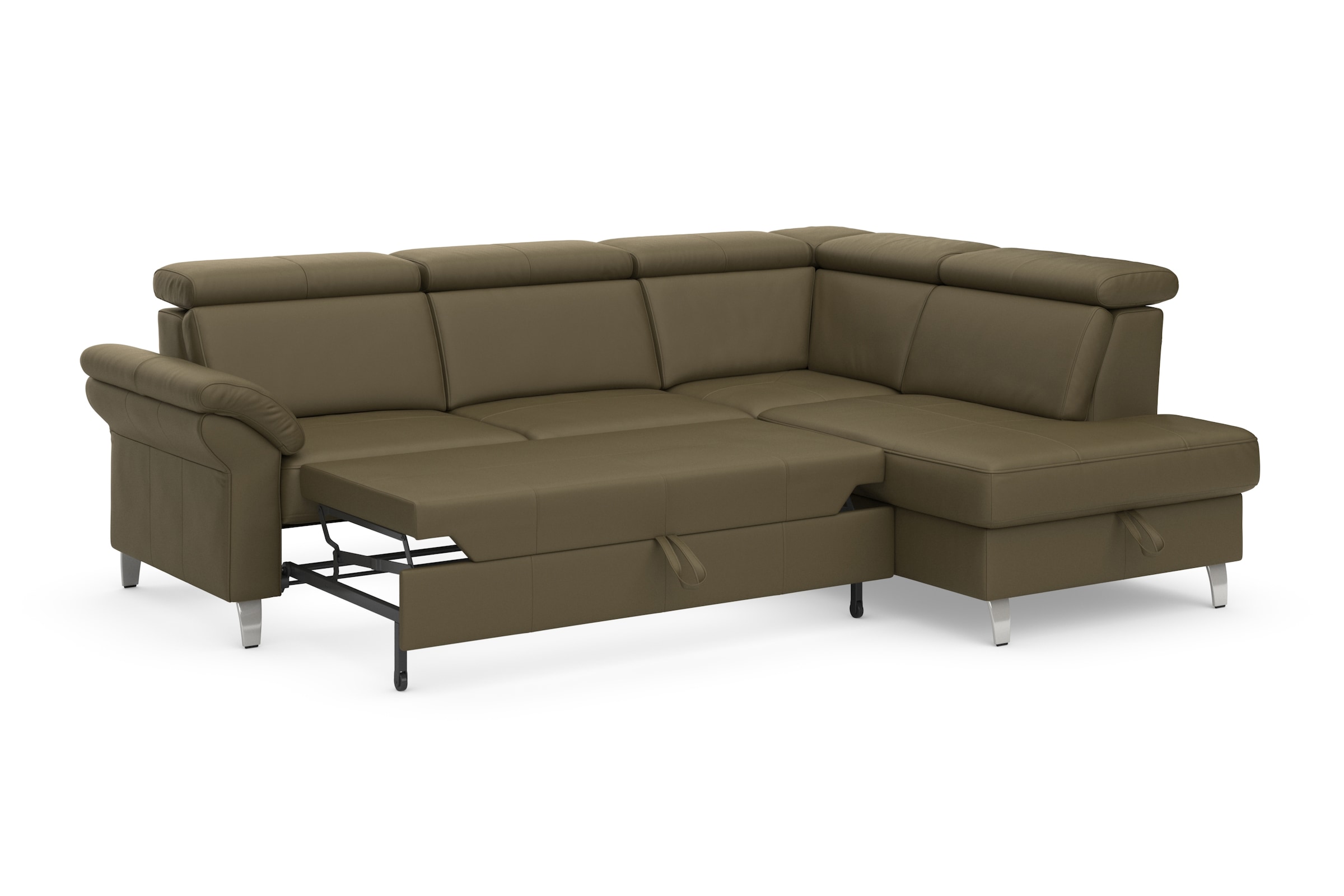 sit&more Ecksofa, inklusive Kopfteilverstellung, wahlweise mit Bettfunktion und Bettkasten