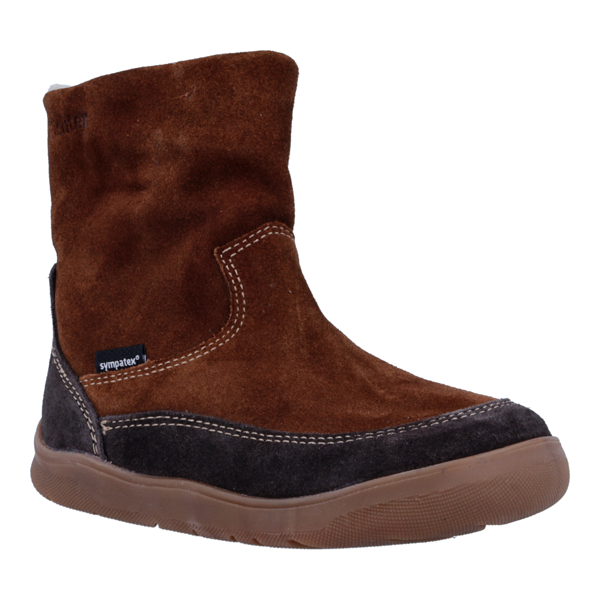 Richter Barfußschuh »Samy Winter«  Boot mit Kontrastbesatz, Größenschablone zum Download