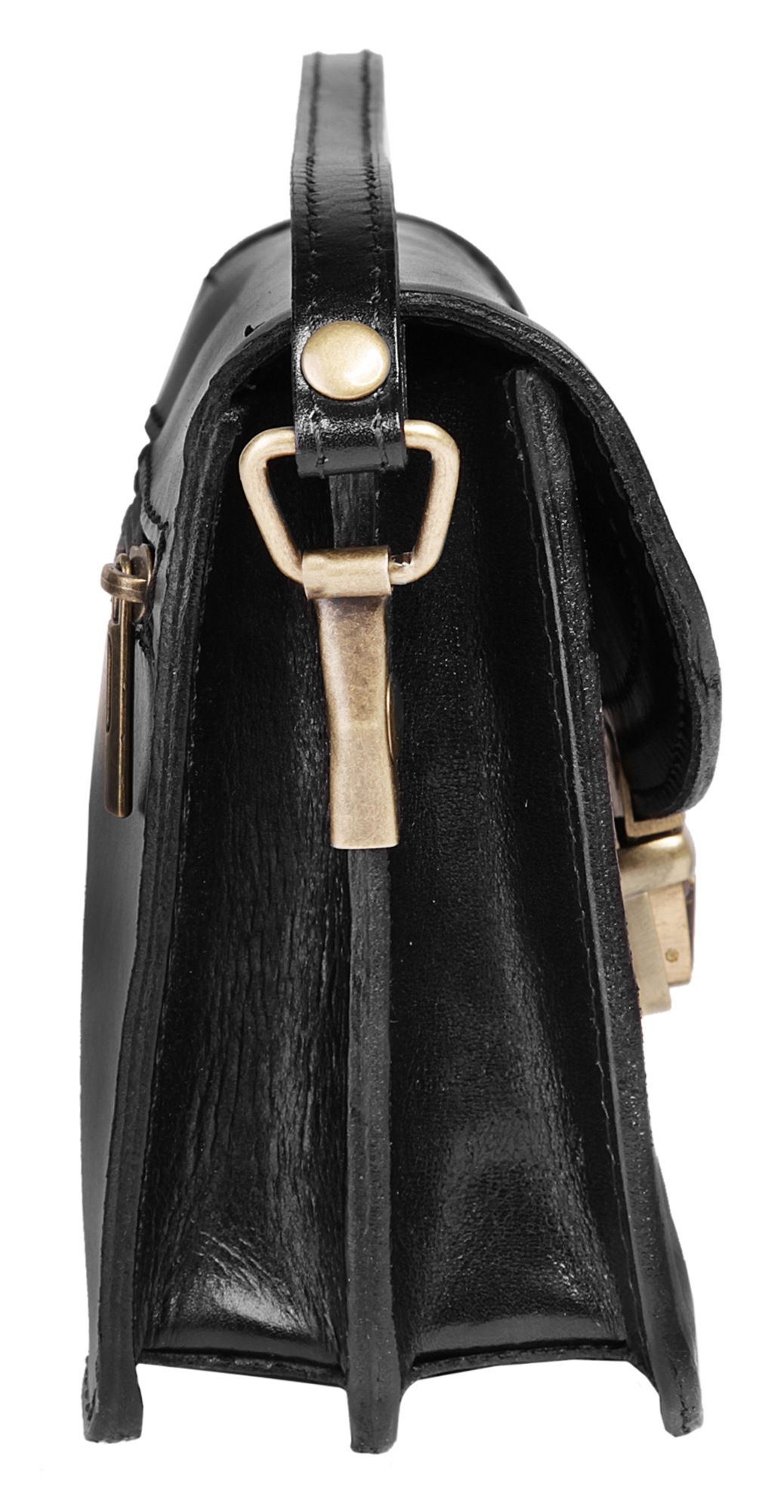 Bagan Umhängetasche, echt Leder, Made in Italy