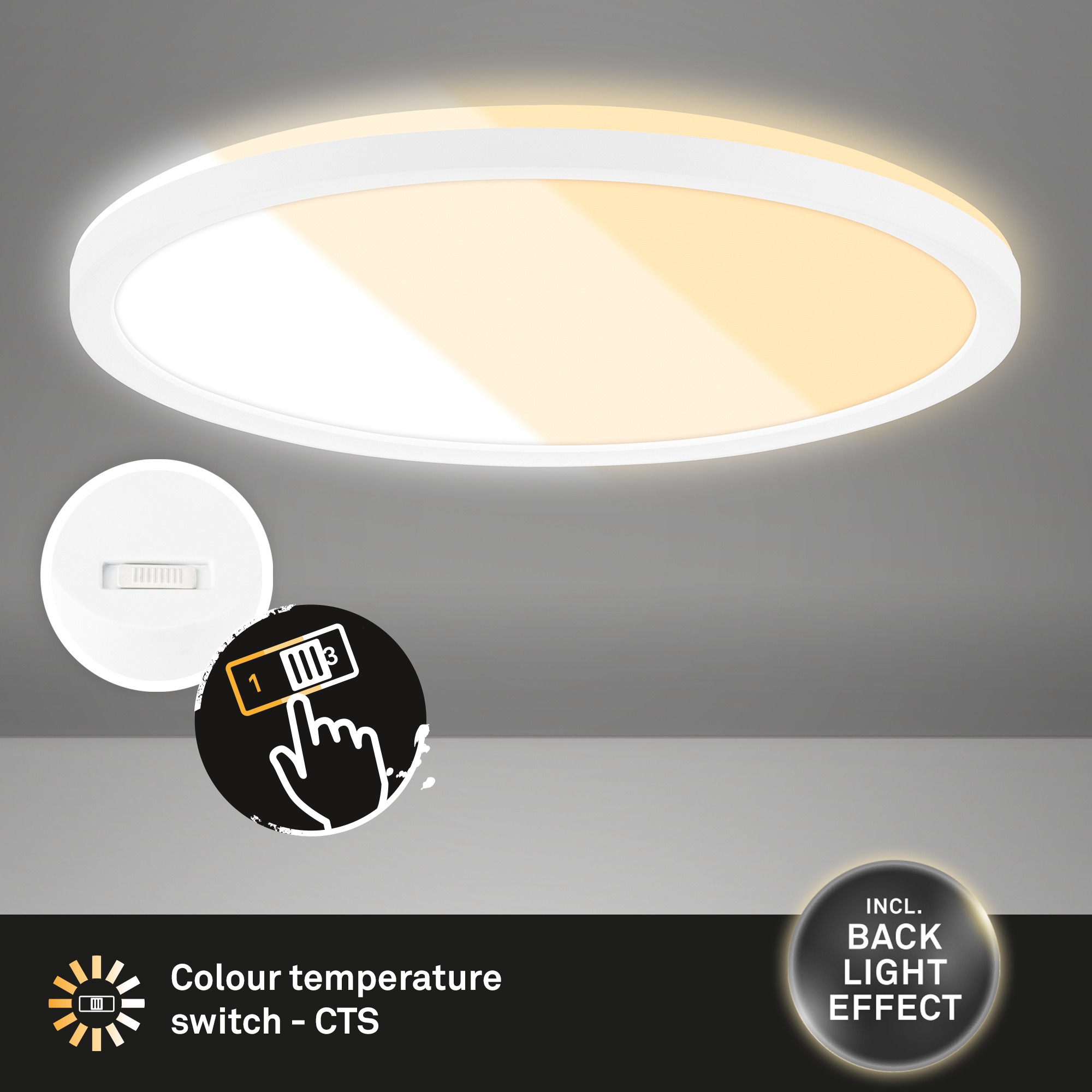 Briloner Leuchten LED Panel »SLIM«