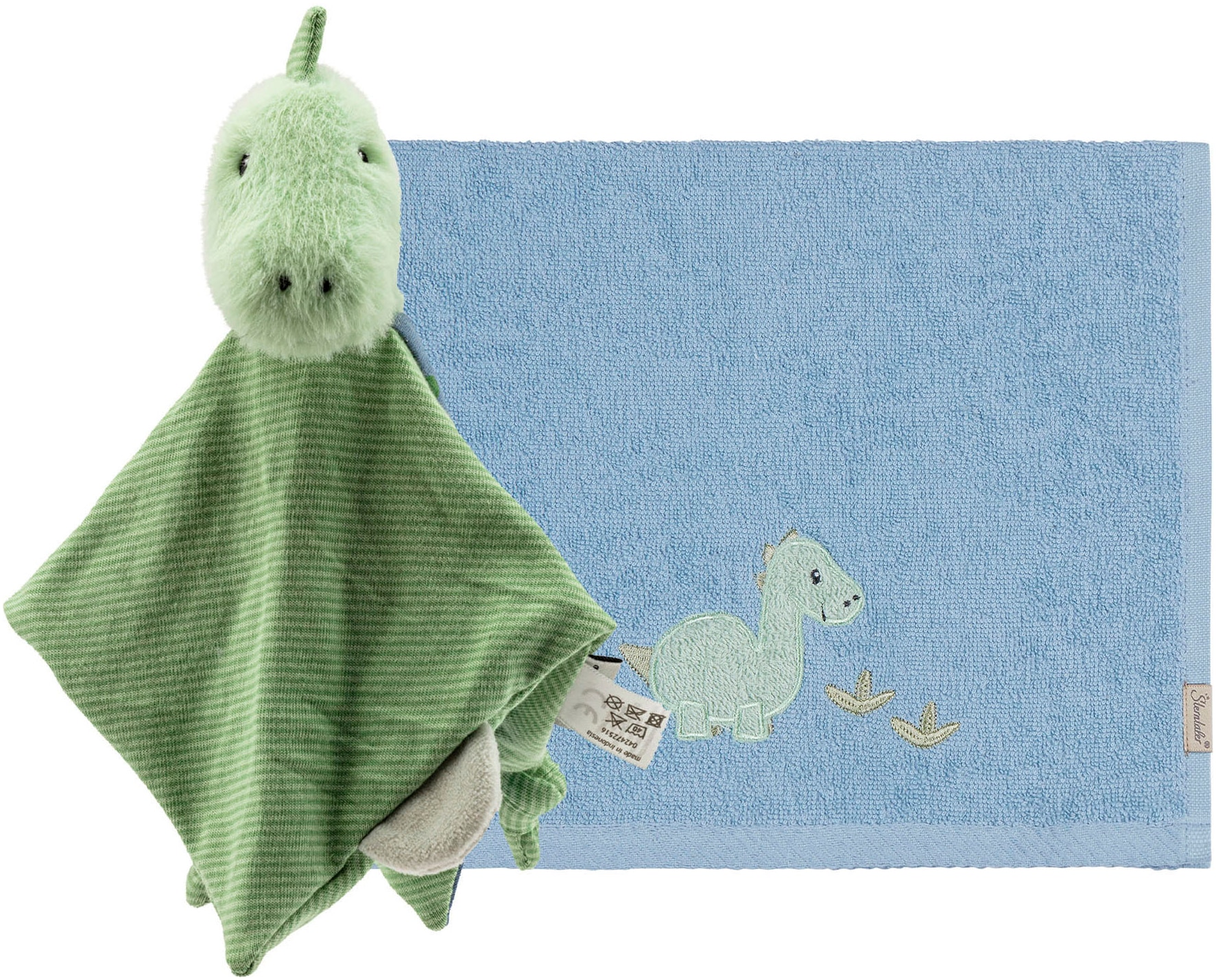 Sterntaler® Schmusetuch »Geschenk-Set Dino Rexi«