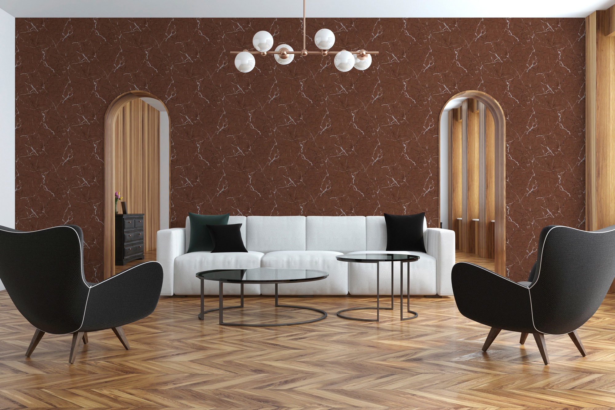 living walls Vliestapete »Metropolitan Stories, Alena St. Petersburg«, Motiv-abstrakt-naturalistisch, Tapete Marmor Tapeten Wohnzimmer Schlafzimmer Küche modern Design Büro