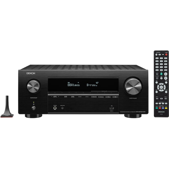 Denon AV-Receiver »AVRX2700DAB - 7-Kanal«, 7, (LAN  (Ethernet)-WLAN-Bluetooth FM-Tuner-USB-Mediaplayer-Video  Upscaling-Sprachsteuerung-DAB+), Multiroom fähig, unterstützt bevorzugten  Sprachassistenten auf Rechnung kaufen