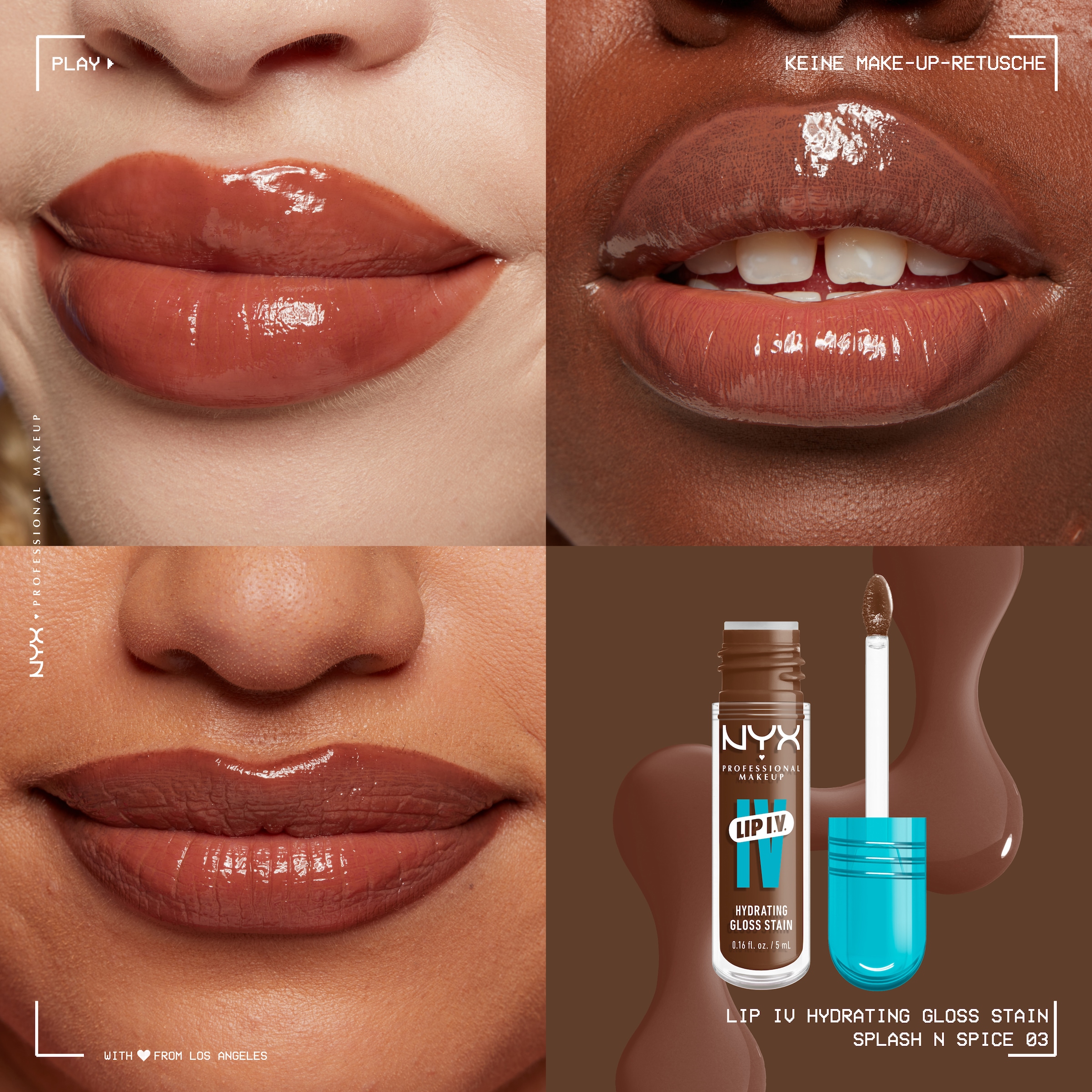 NYX Lipgloss »NYX Professional Makeup Lip IV Gloss Serum Lipgloss«