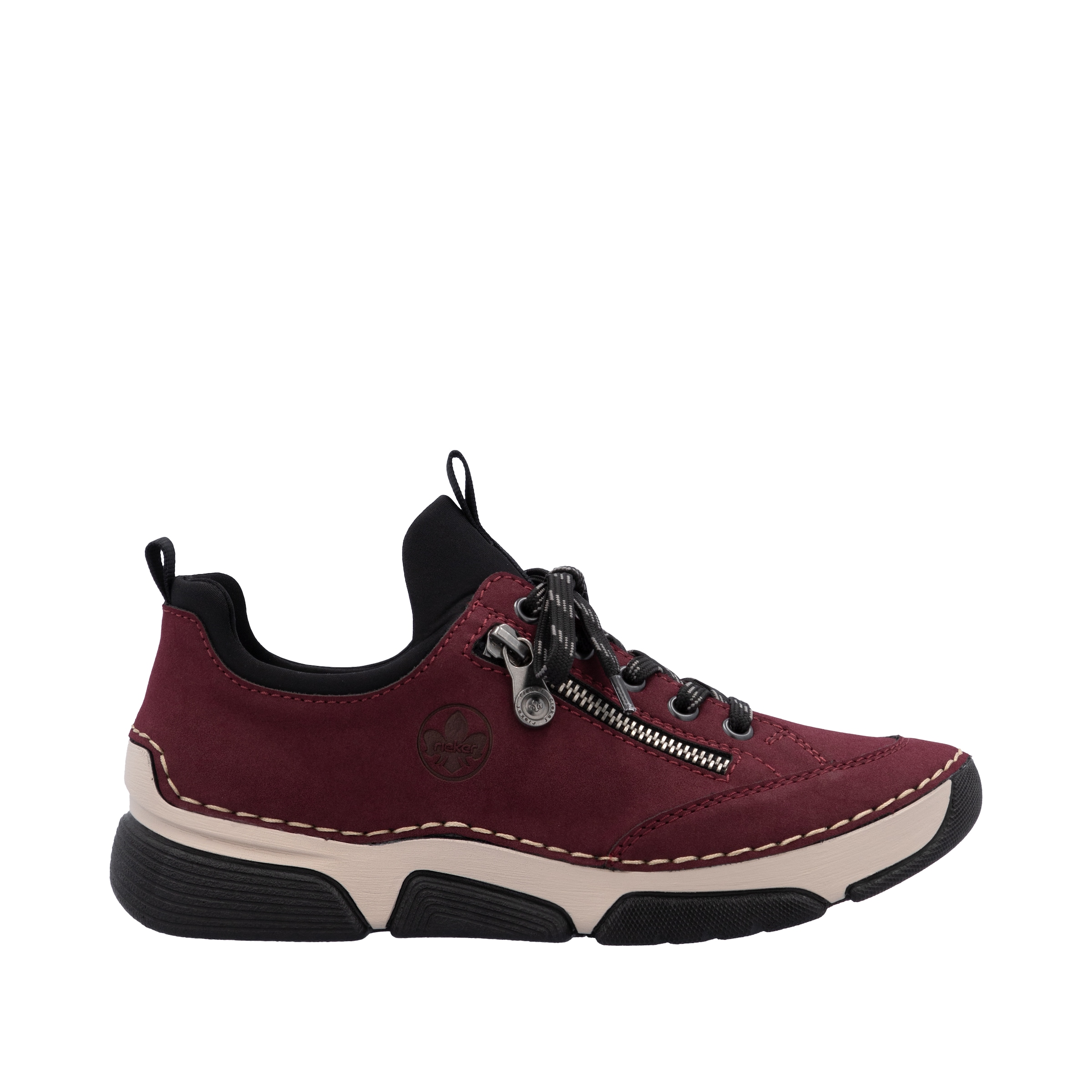 Rieker Slip-On Sneaker, Schlupfschuh, Halbschuh, Freizeitschuh mit weicher Innensohle