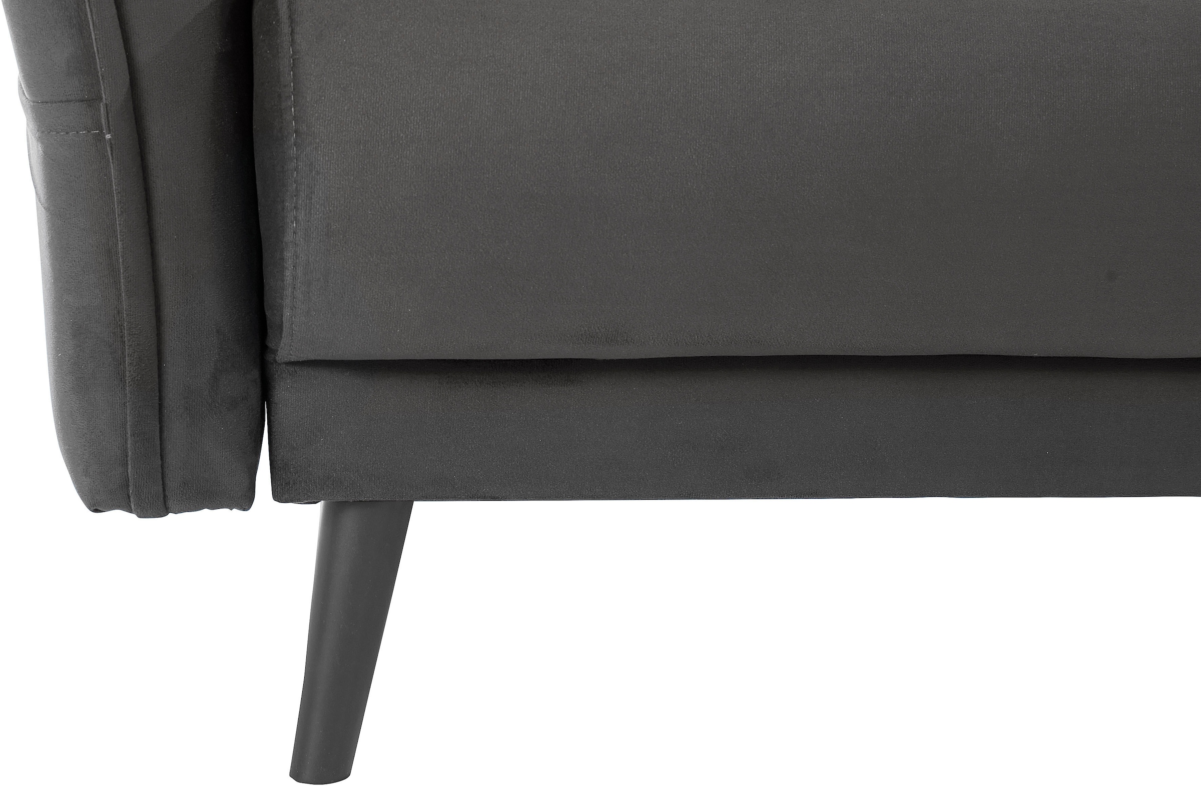 INOSIGN Schlafsofa »Asra«, incl. Bettfunktion und Bettkasten, Seitentasche im Armteil, Federkern