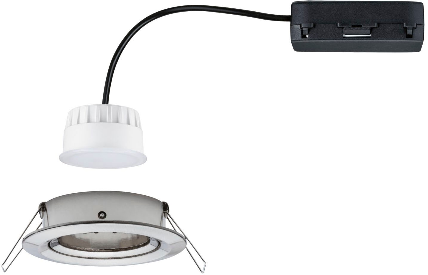 Paulmann LED Einbauleuchte »LED Einbauleuchte Nova Coin rund 84mm 50°«, 1 flammig, Leuchtmittel LED-Modul | LED fest integriert, Memoryfunktion, Farbwechsler, Farbsteuerung, Dimmer, Smart Home