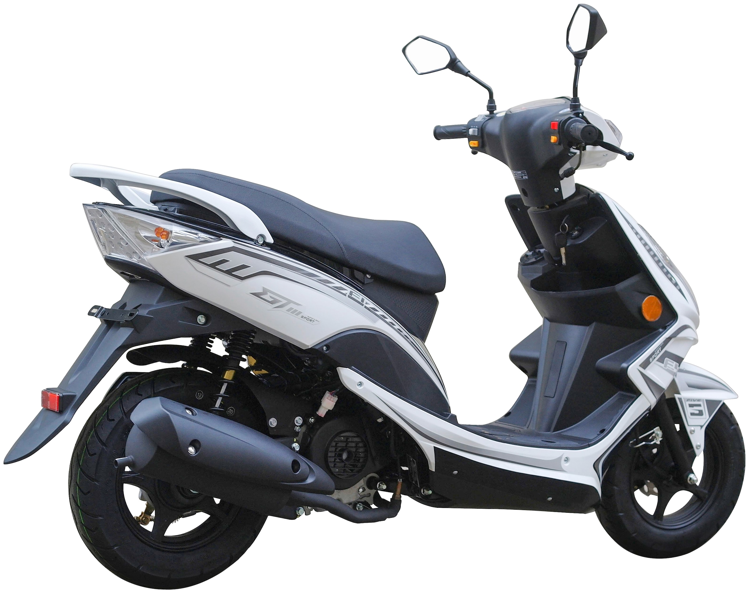 GT UNION Motorroller »GT3 25«, 49,6 cm³, 25 km/h, Euro 5, 2,7 PS, Luftgekühlter Motor