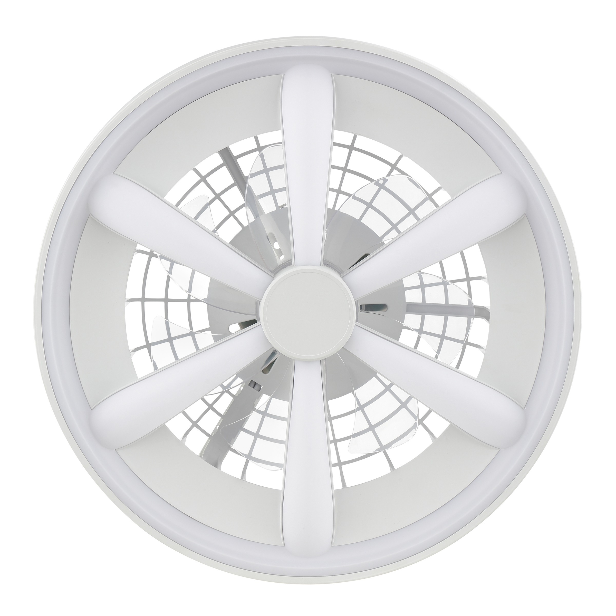 Hanseatic LED Deckenleuchte »DLV2205«, 1 flammig, Leuchtmittel LED-Modul | LED fest integriert, LED Ventilator, Ø 48 cm, 6400 lm, dimmbar, Fernbedienung
