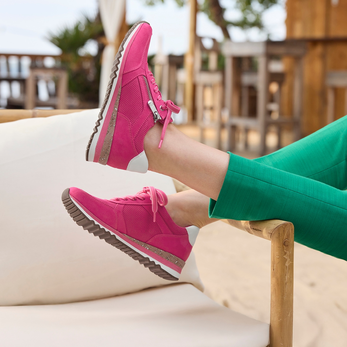 MARCO TOZZI  , Freizeitschuh, Halbschuh, Schnürschuh in veganer Verarbeitung