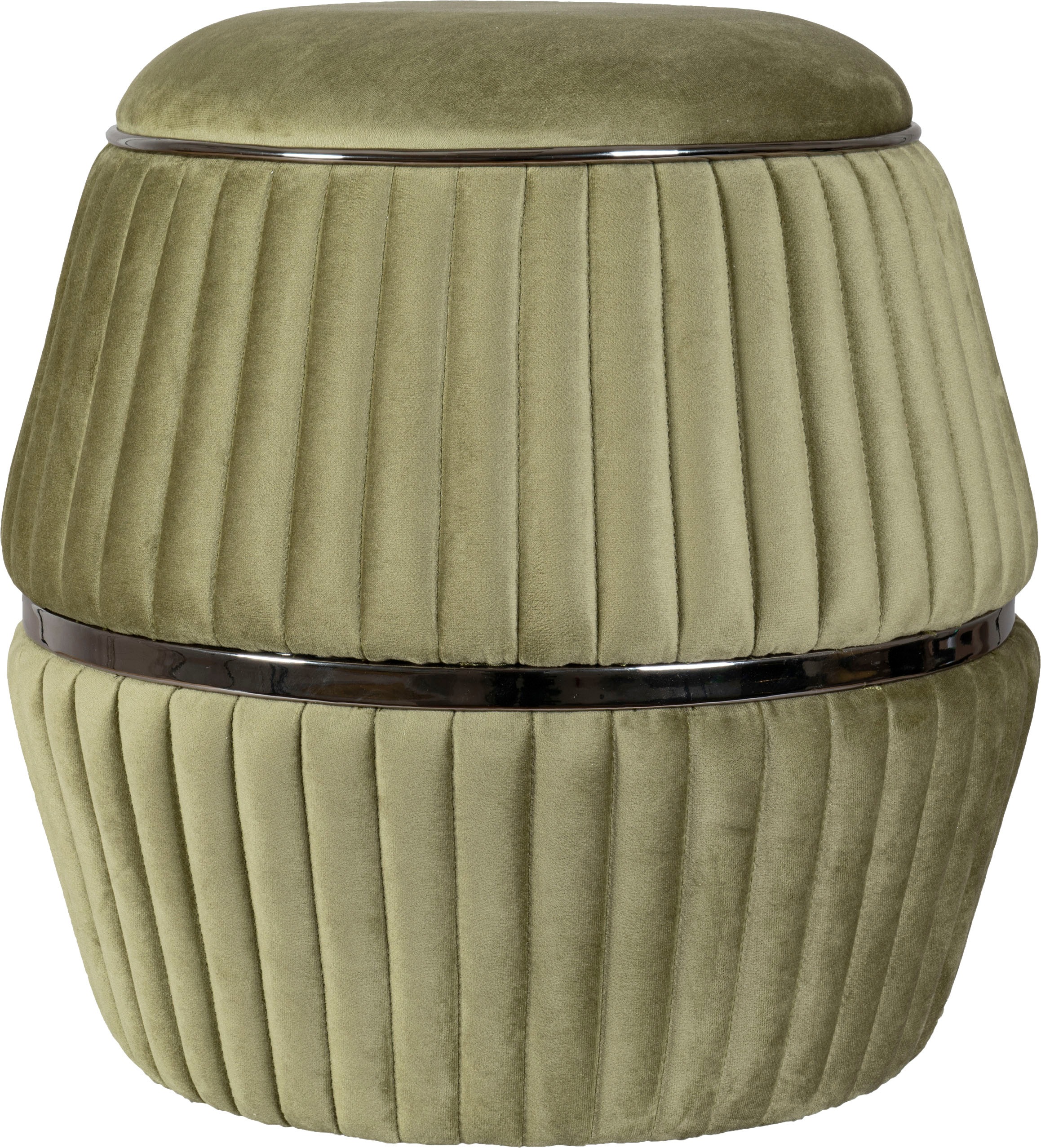 Kayoom Sitzhocker »Hocker Doric, trendiger Look, ästhetische Farbgebung, schöne Steppung«, (1 St.), komfortabel, hochqualitativ, pflegeleicht, in vielen Räumen zuhause