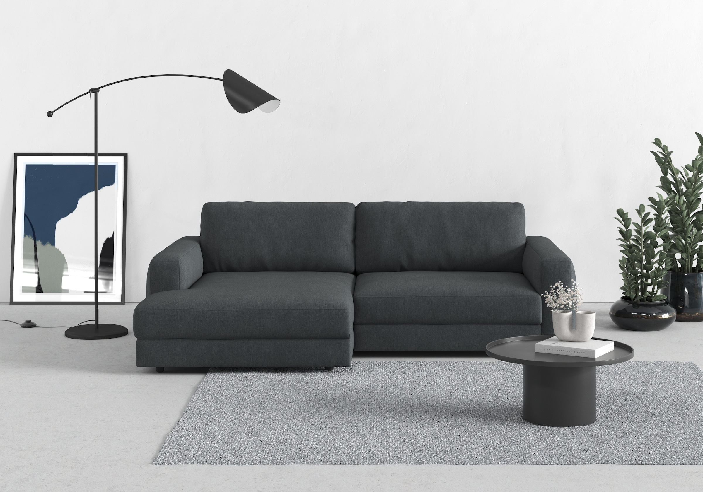 TRENDMANUFAKTUR Ecksofa »Bourbon«, (2 St.), mit extra hohem Sitzkomfort, auch in Cord erhältlich