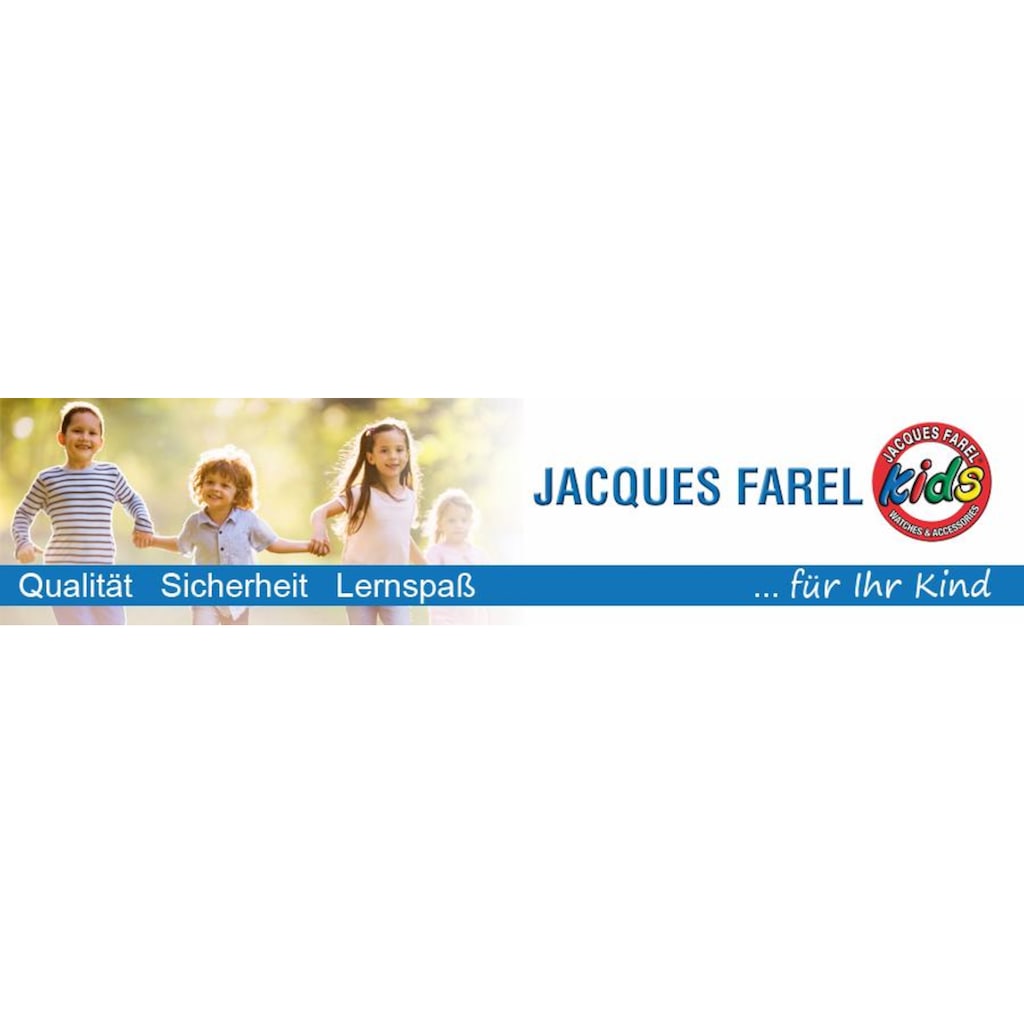 Jacques Farel Kinderwecker »Polizeitauto, AVC 05POL«, Quarzwecker, mit Polizeimotiv, ideal auch als Geschenk