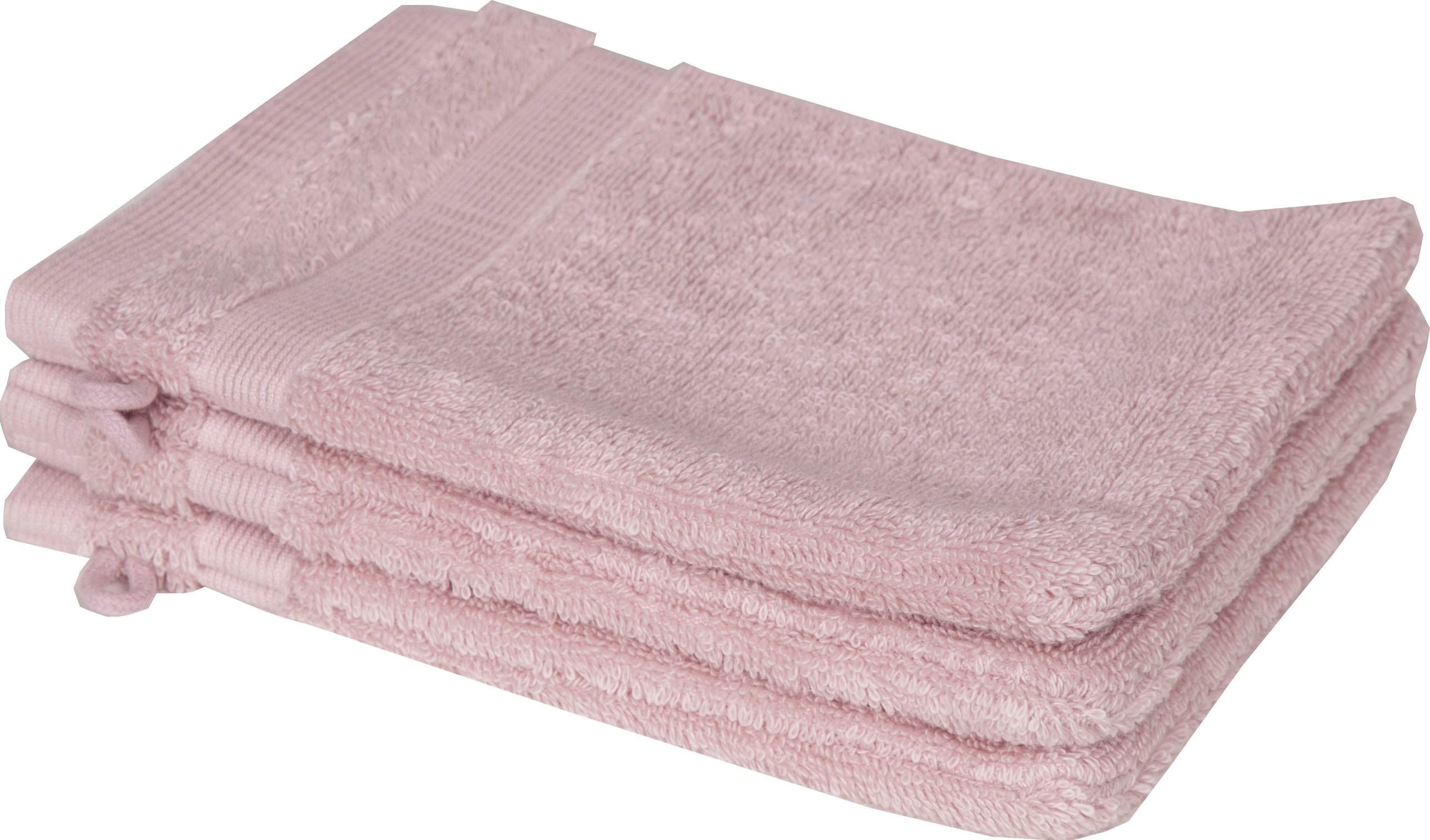 »Cuddly«, 3 WOHNEN-Kollektion 3 tlg., bequem trocknende Airtouch-Qualität und Waschhandschuh SCHÖNER 16x21cm), (Set, schnell bestellen schnell Waschhandschuhe