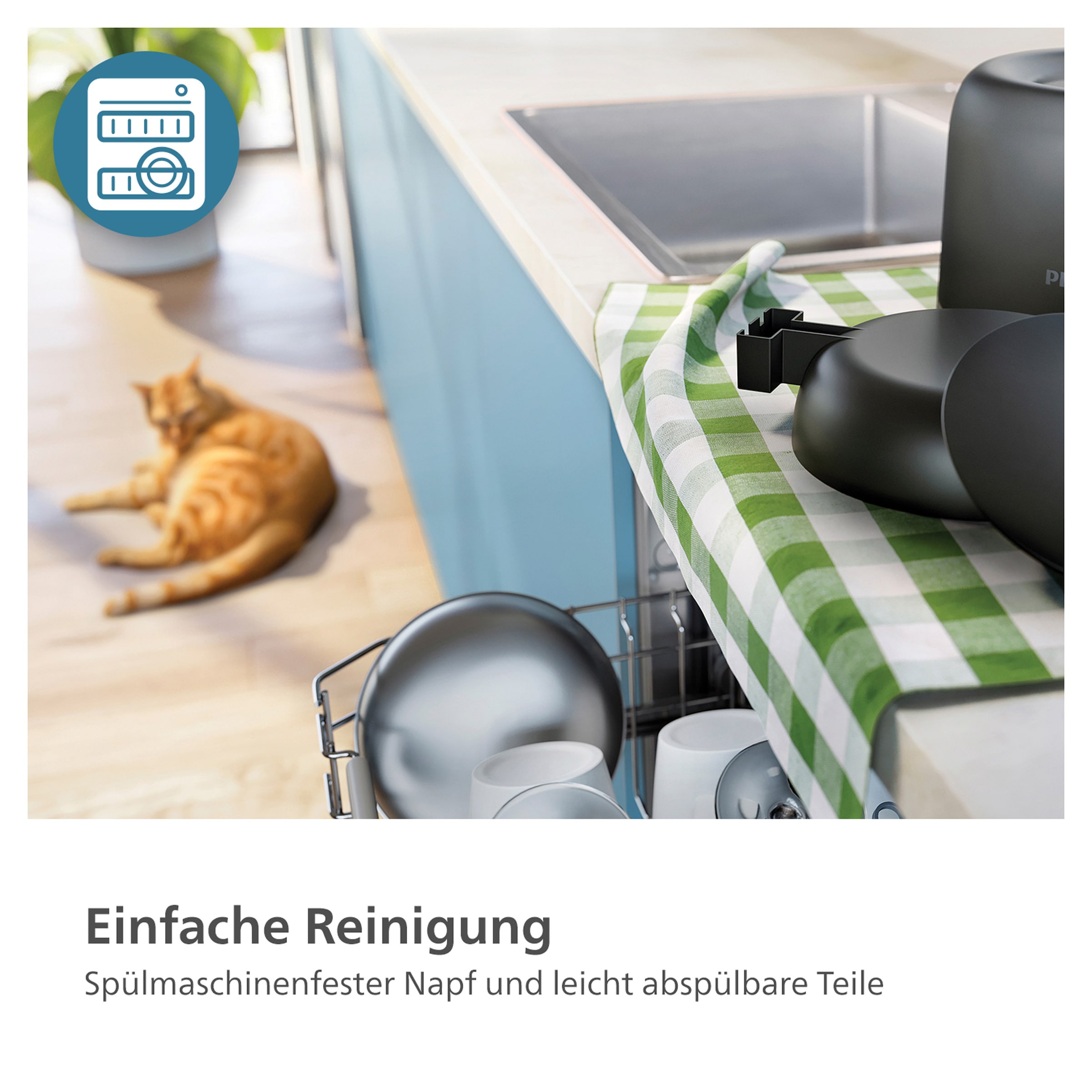 Philips Futterautomat »PAW5320/02 Pet Series, mit Kamera, 4,5l, für Katzen und kleine Hunde«, Nachfüll-Benachrichtigung, Anti-Verstopf-Technologie u. App-Anbindung