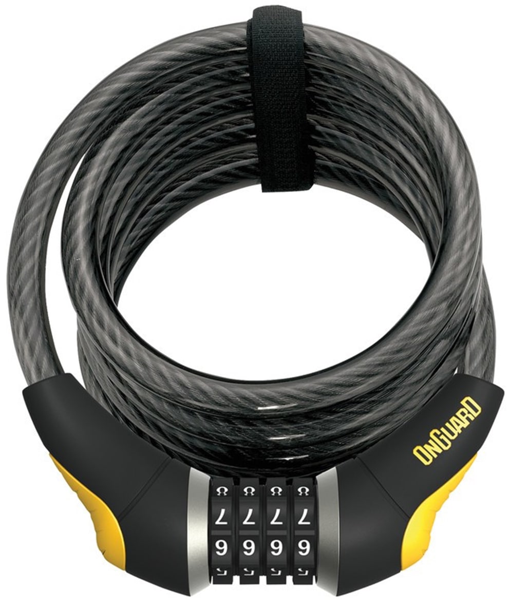 OnGuard Spiralschloss »OnGuard Spiralkabelschloss Dobermann Combo 8031«