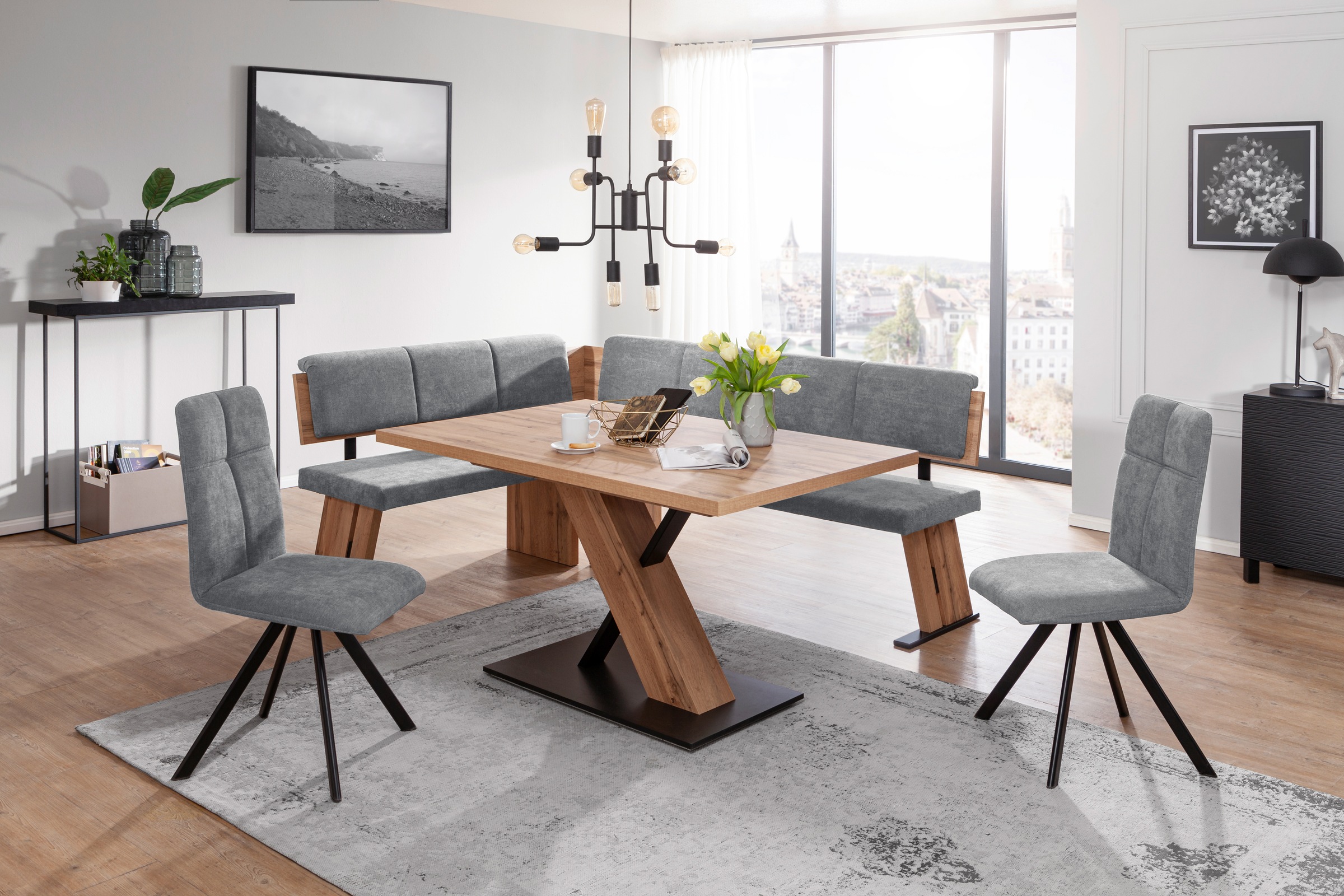 massivline&more 4-Fußstuhl »Kristin, Stuhl, Esszimmerstuhl, Küchenstuhl« () günstig online kaufen