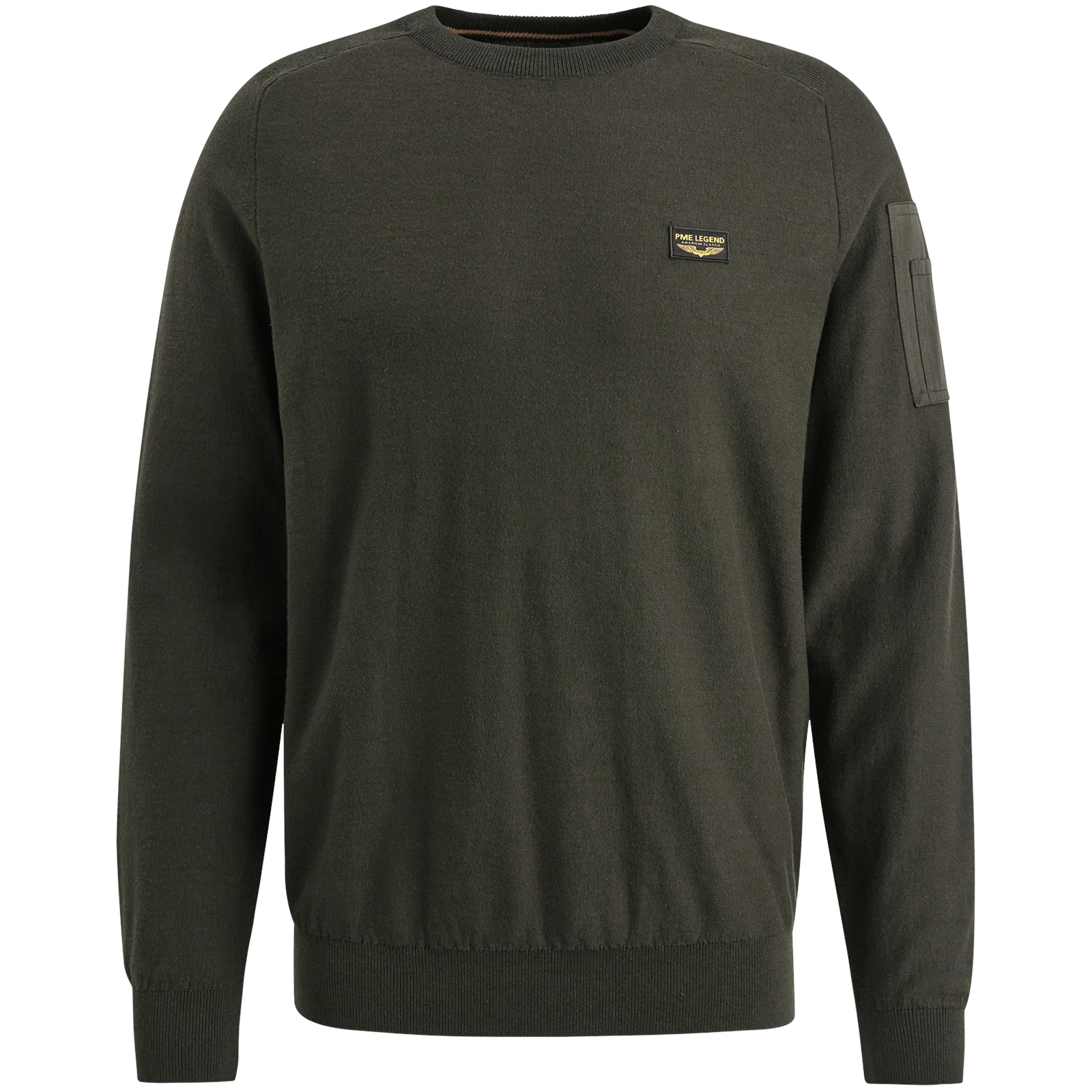 PME LEGEND Rundhalspullover »American classic Buckley knit«