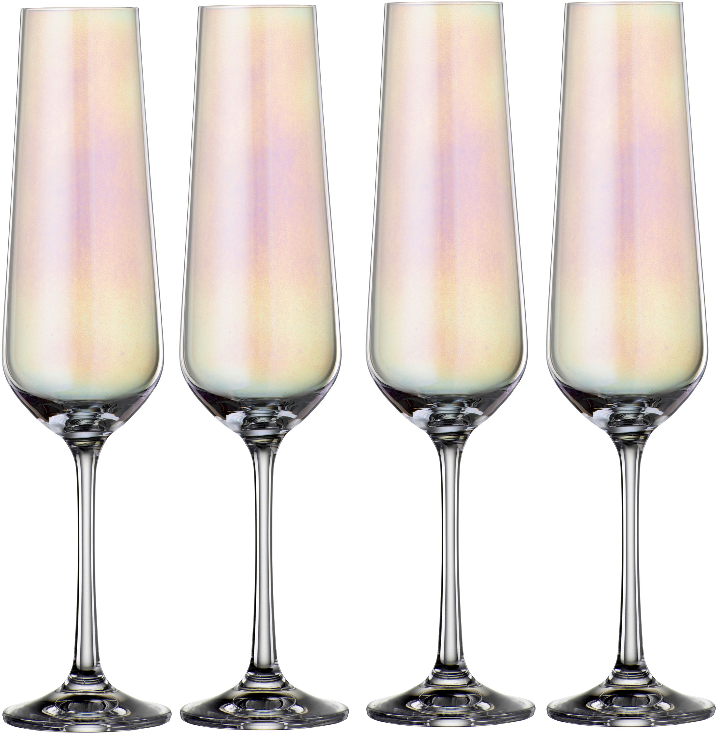 BOHEMIA SELECTION Sektglas, (Set, 4 tlg.), 200 ml, 4-teilig, Made in Europe kaufen