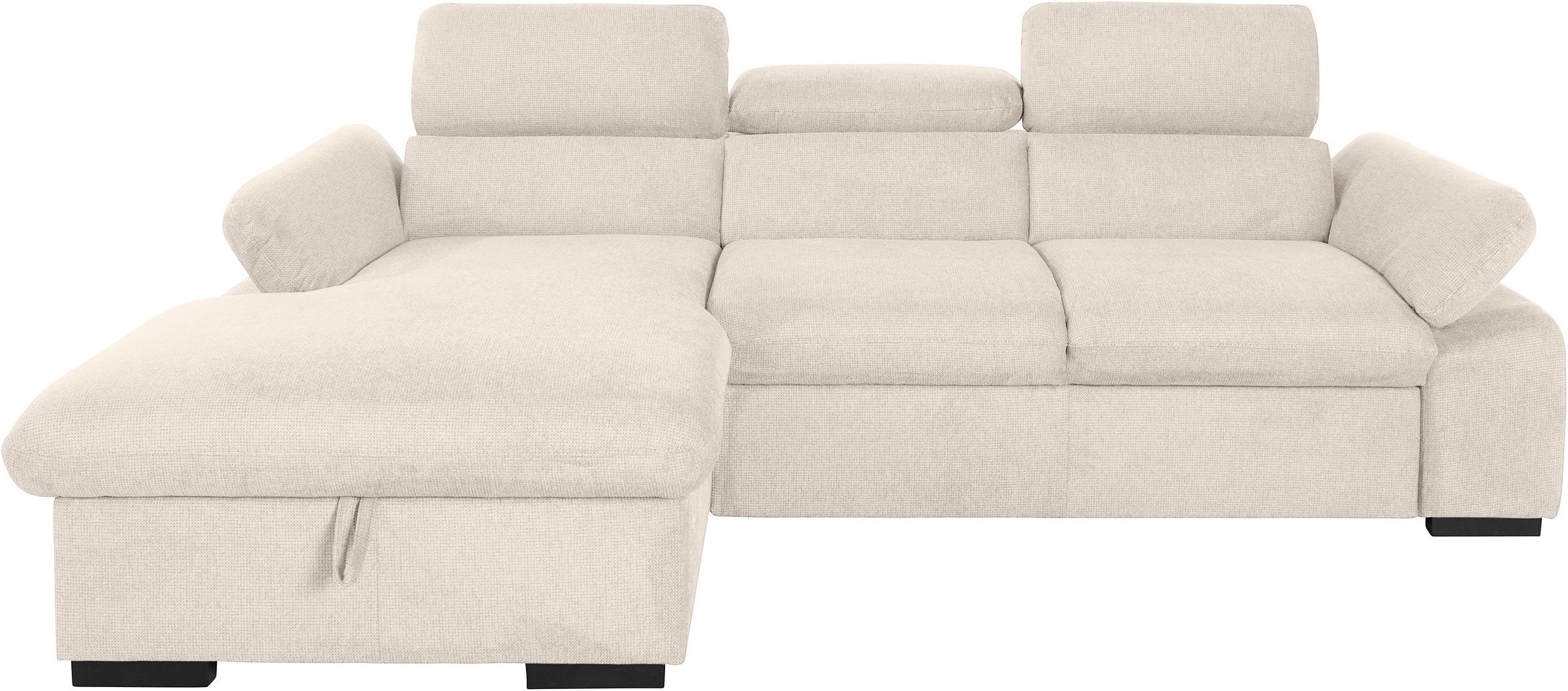 COTTA Ecksofa »Lola L-Form mit Kopfteilfunktion & Hocker«, (Set, mit Hocker günstig online kaufen