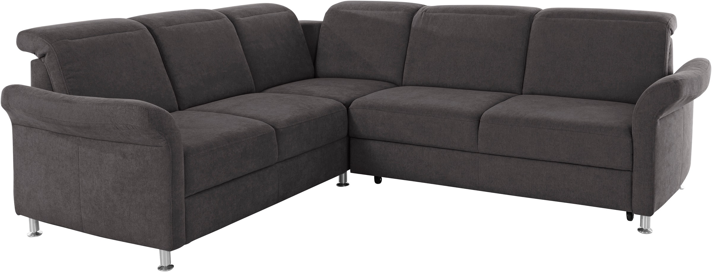 sit&more Ecksofa »Darwin L-Form«, inklusive Federkern, wahlweise mit Kopfteilverstellung, Bettfunktion