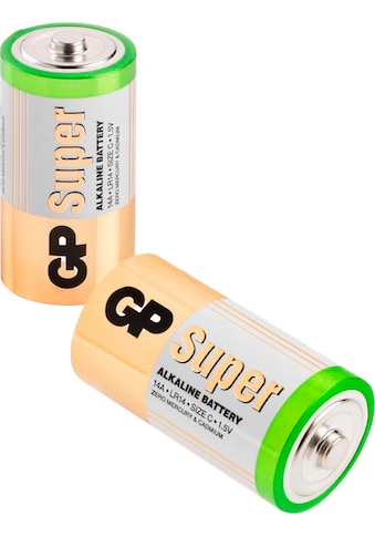 GP Batteries Batterie »Super Alkaline C«, 1,5 V, (Set, 2 St.) kaufen
